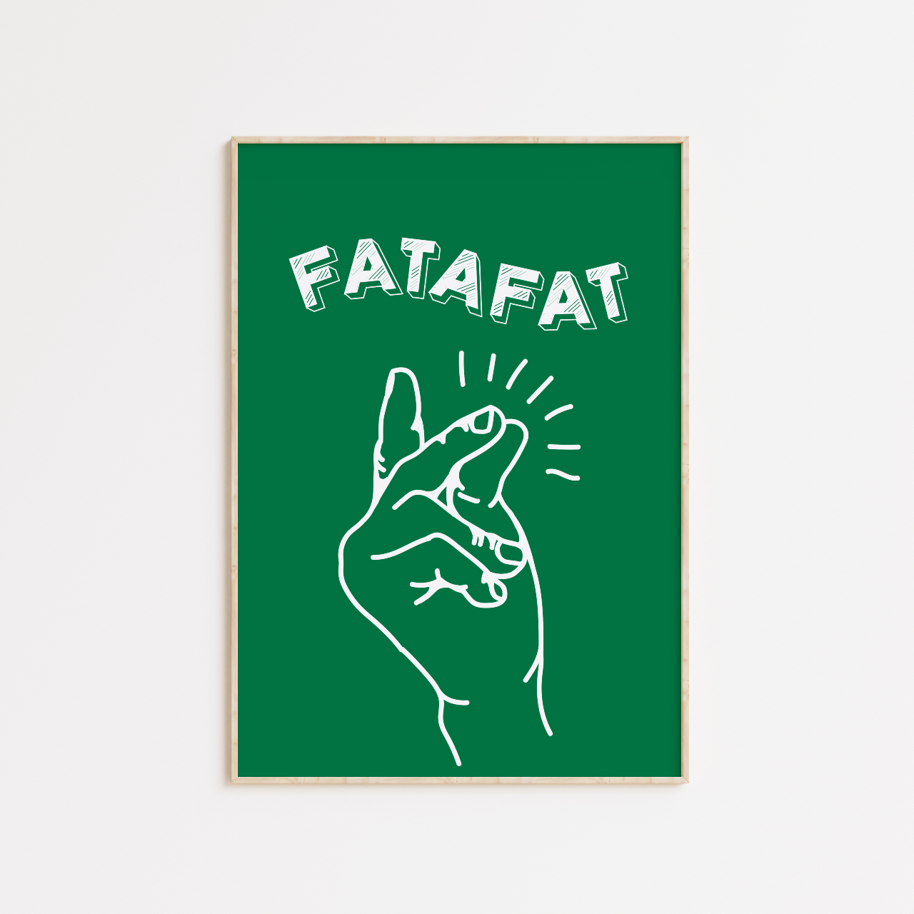 Fatafat Gujarati Poster Print