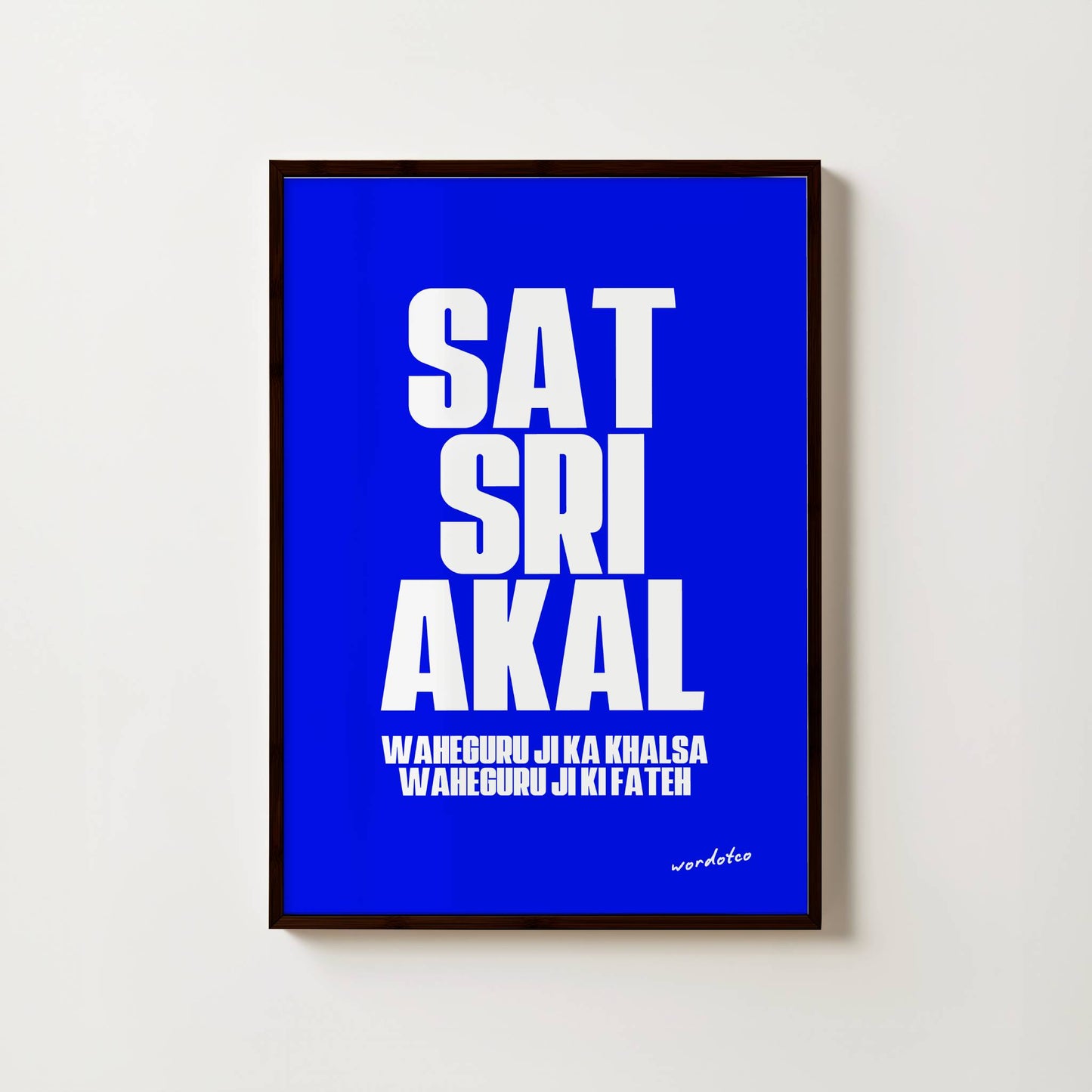 SAT SRI AKAL PRINT
