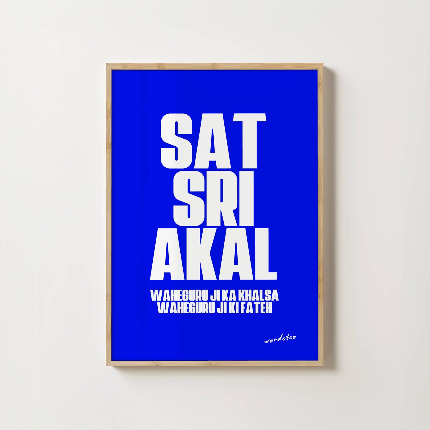 SAT SRI AKAL PRINT