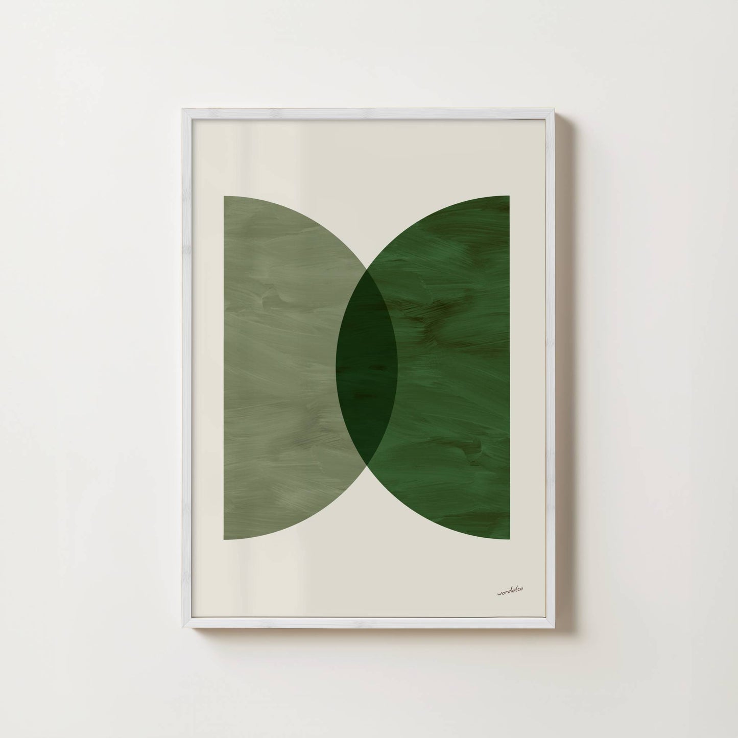 TWO HALVES PRINT