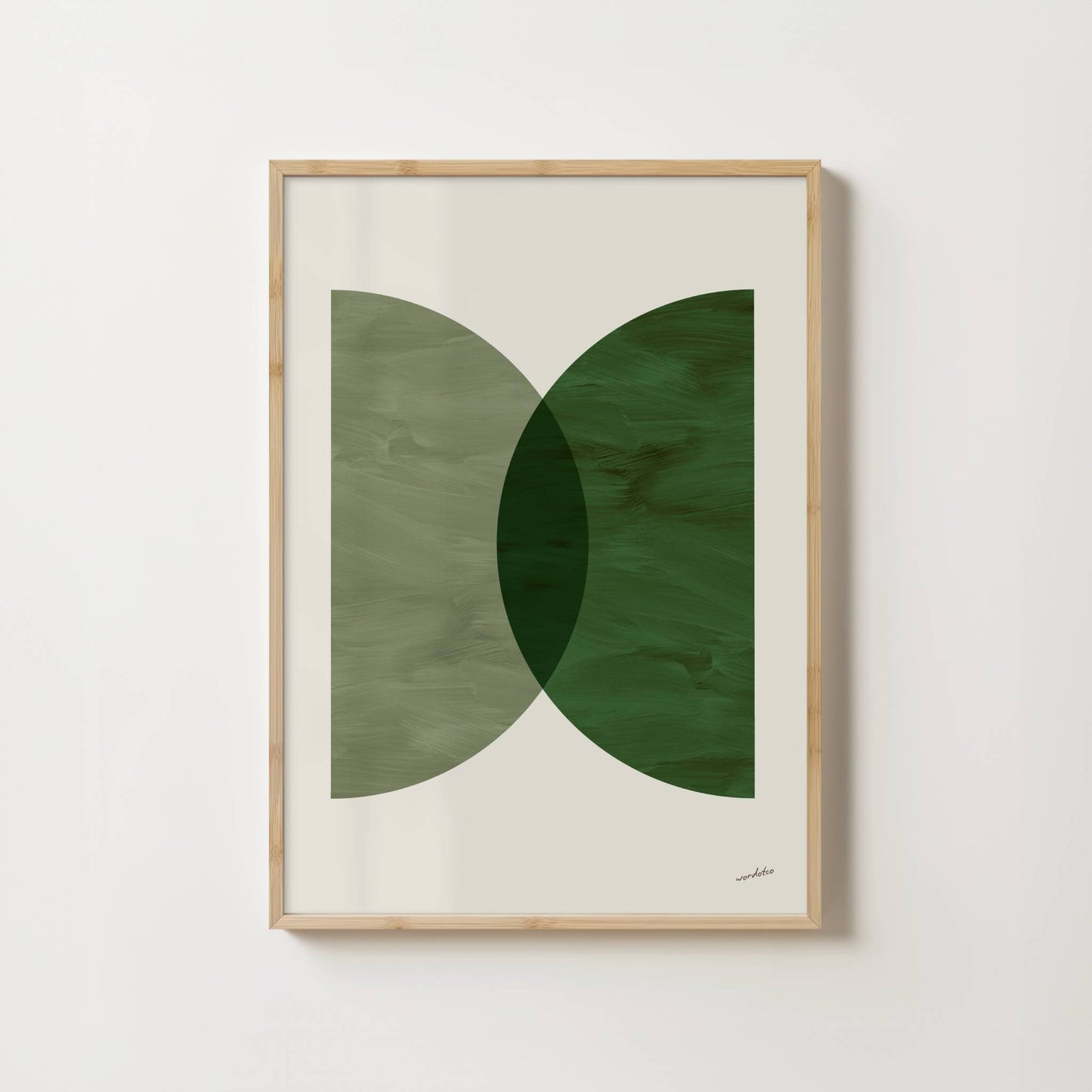 TWO HALVES PRINT