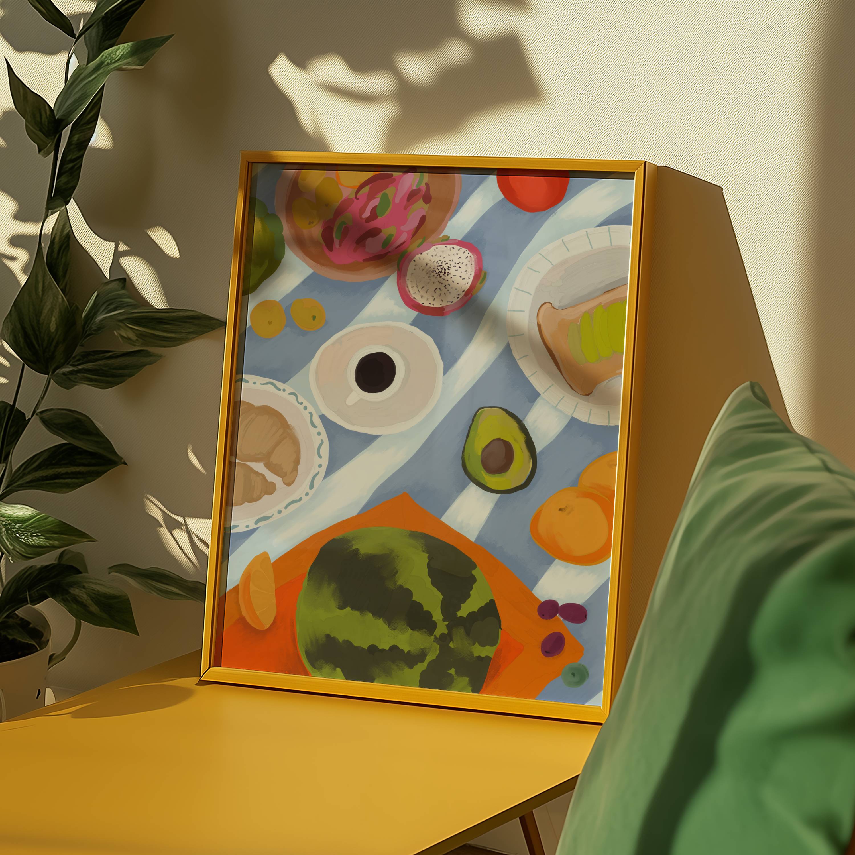 A SUMMER BREAKFAST PRINT (Digital Download)