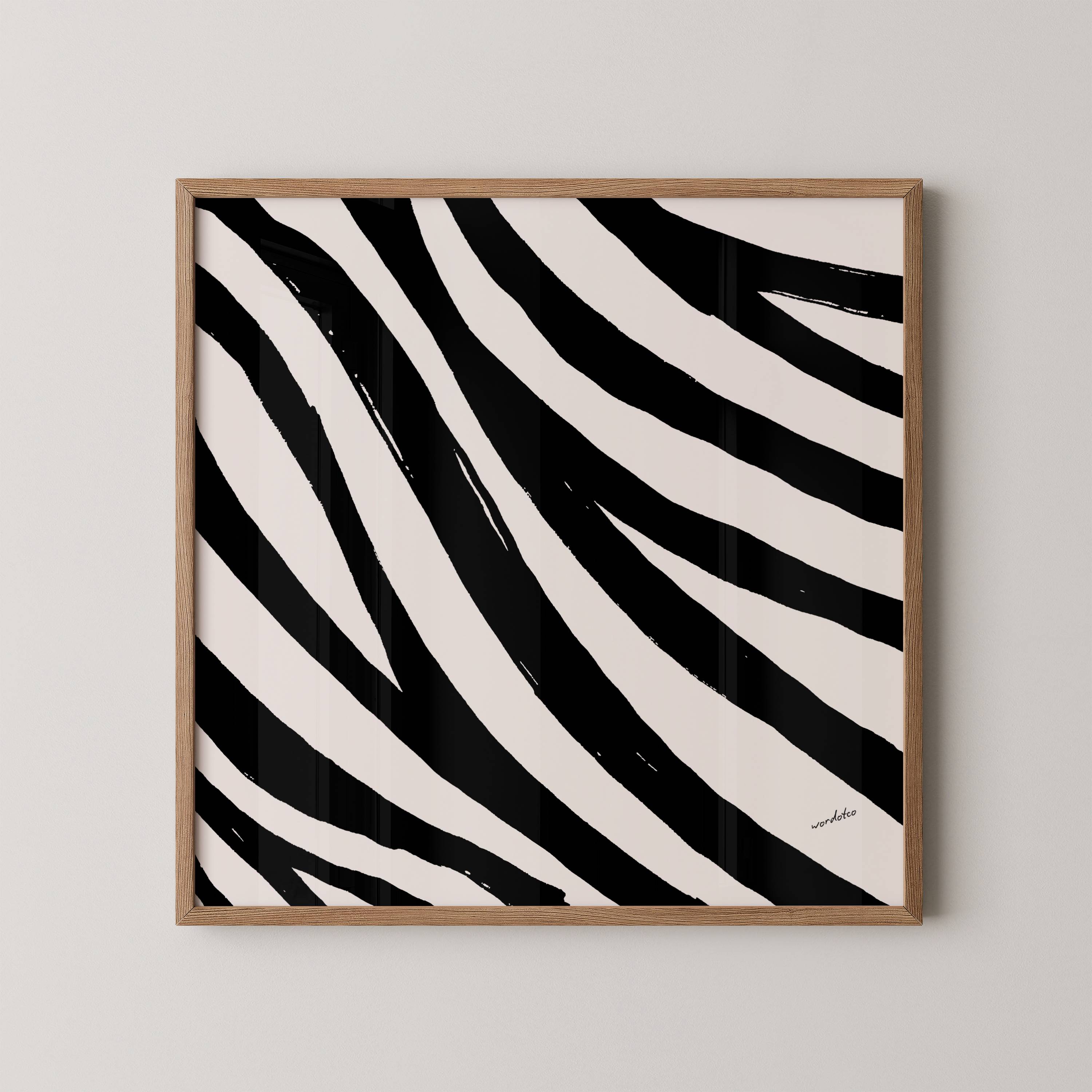 ZEBRA PATTERN PRINT