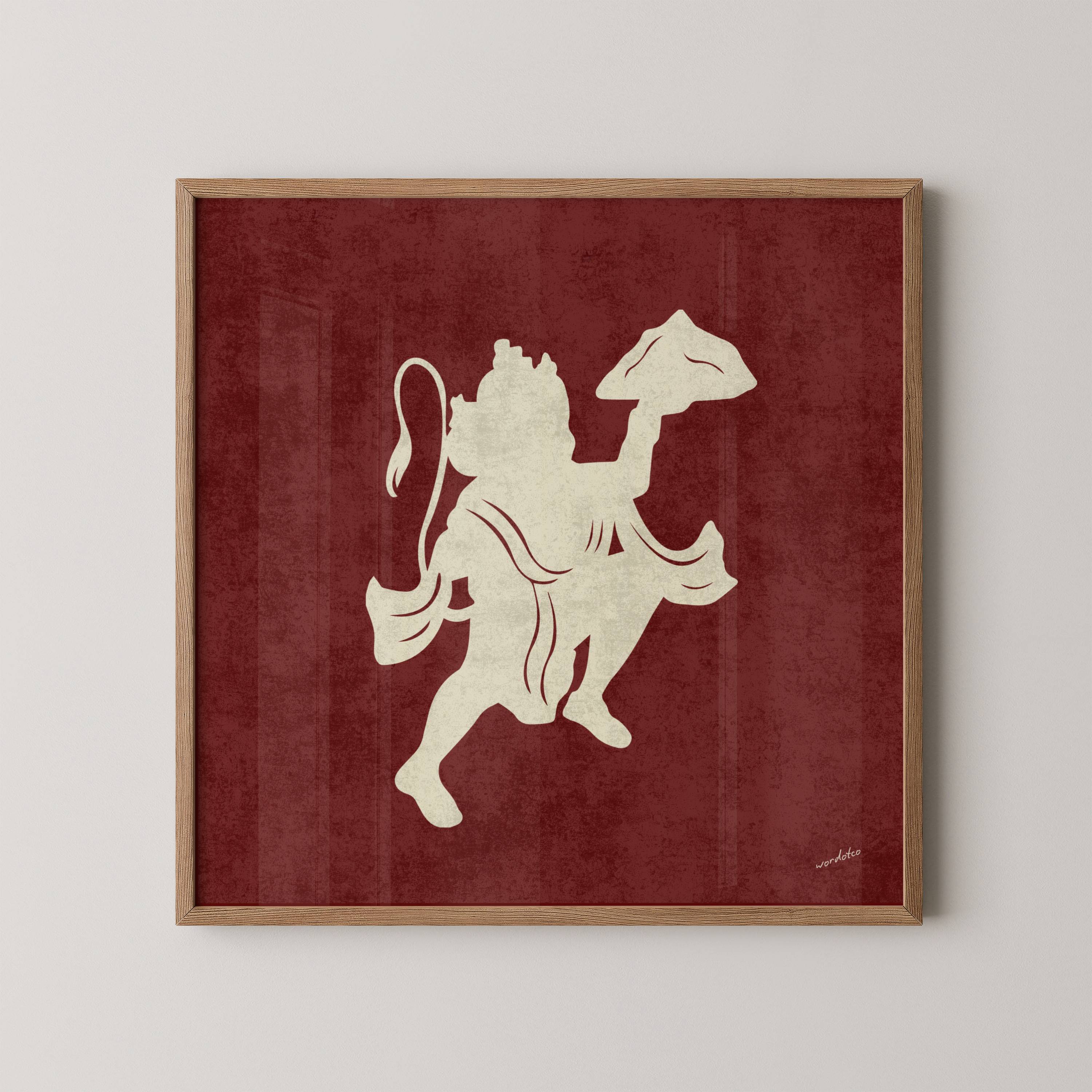 HANUMAN PRINT