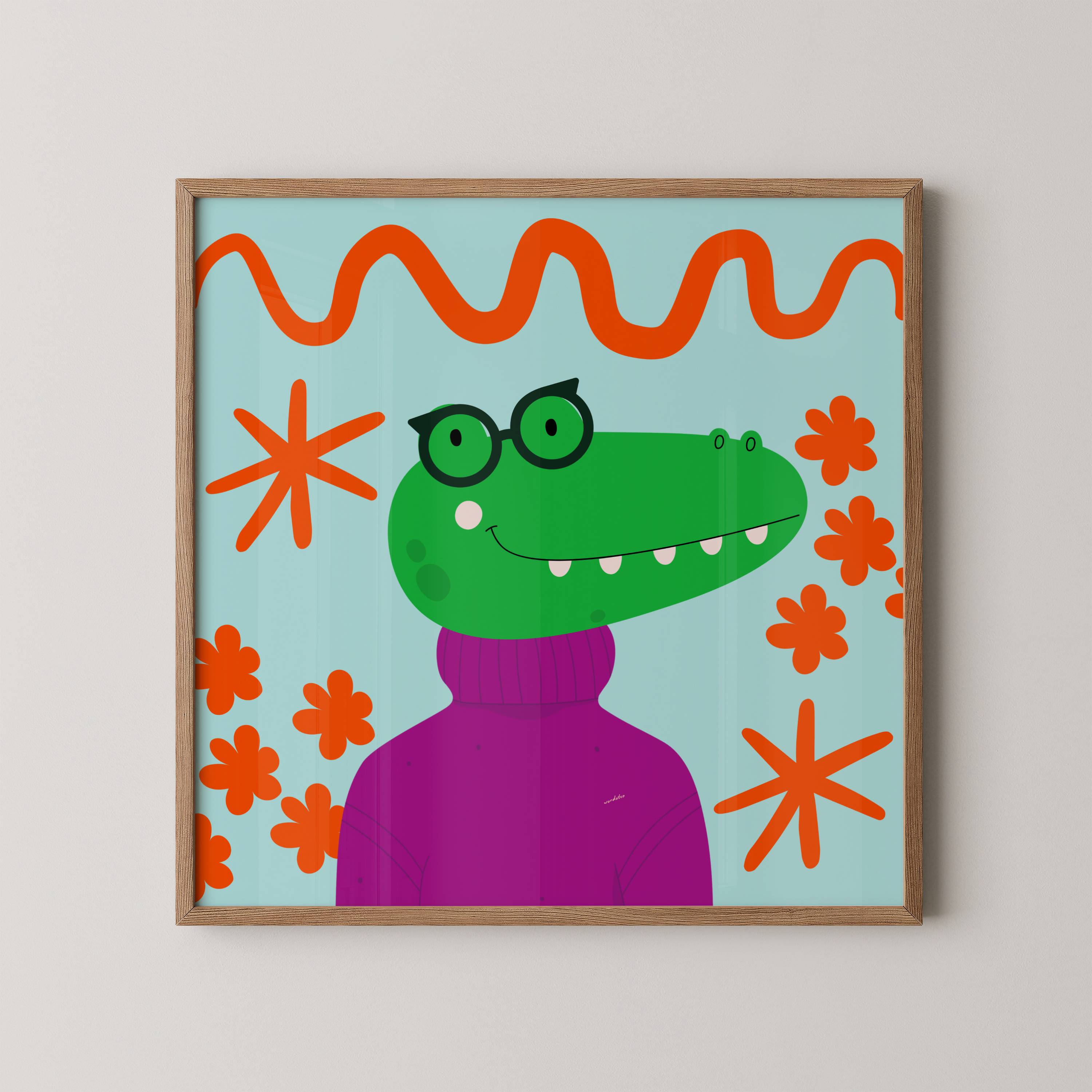 HAPPY CROCODILE PRINT