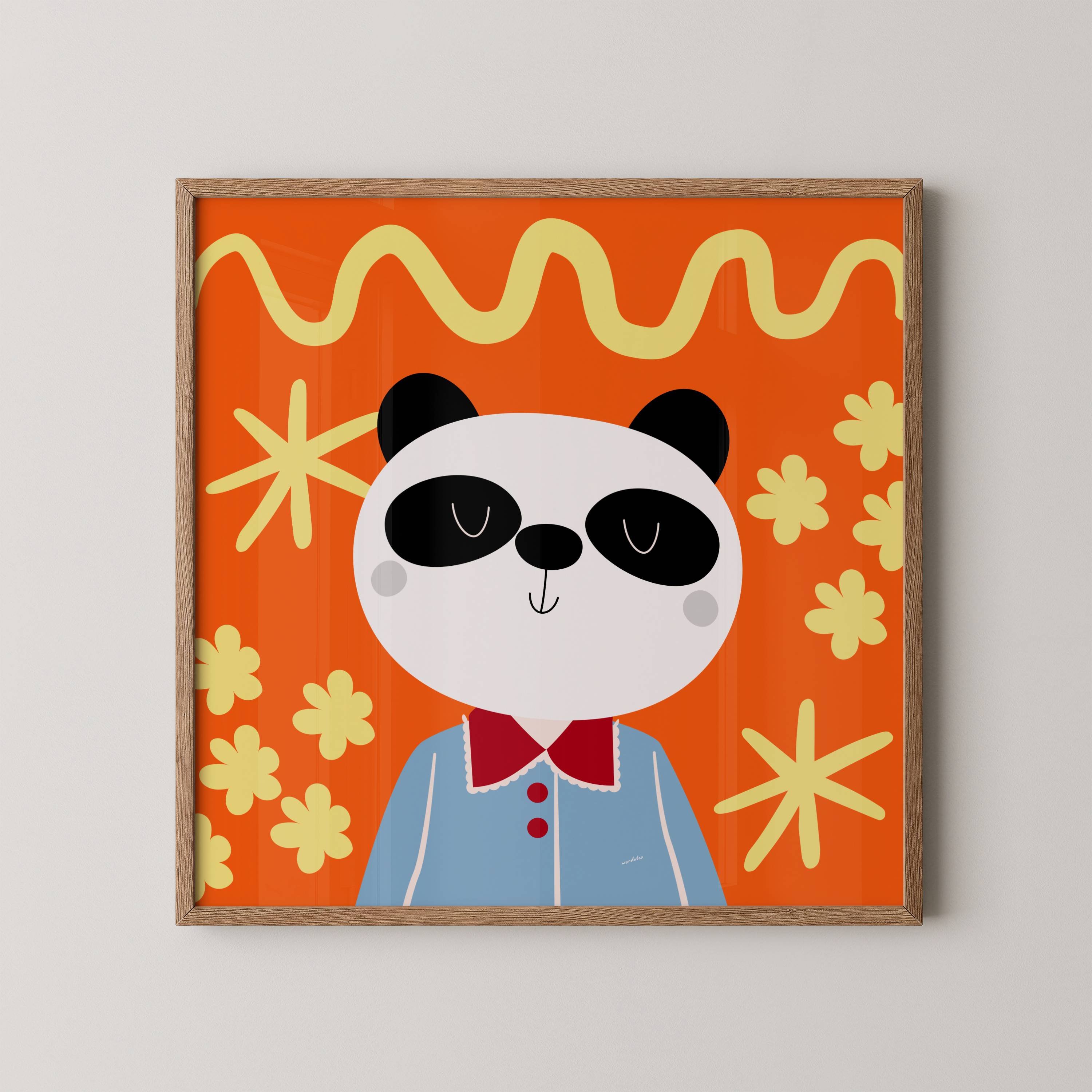 HAPPY PANDA PRINT