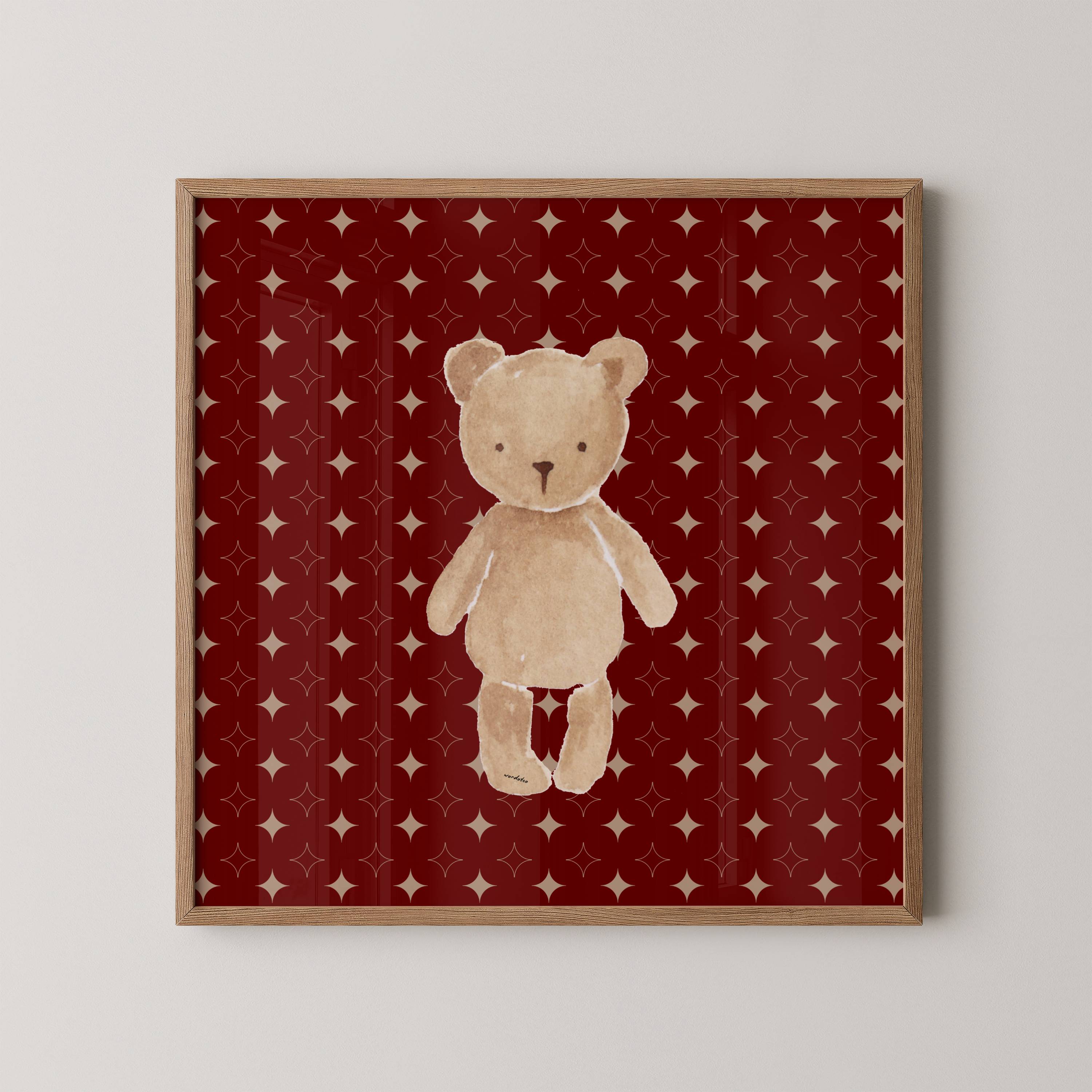 VINTAGE BEAR PRINT