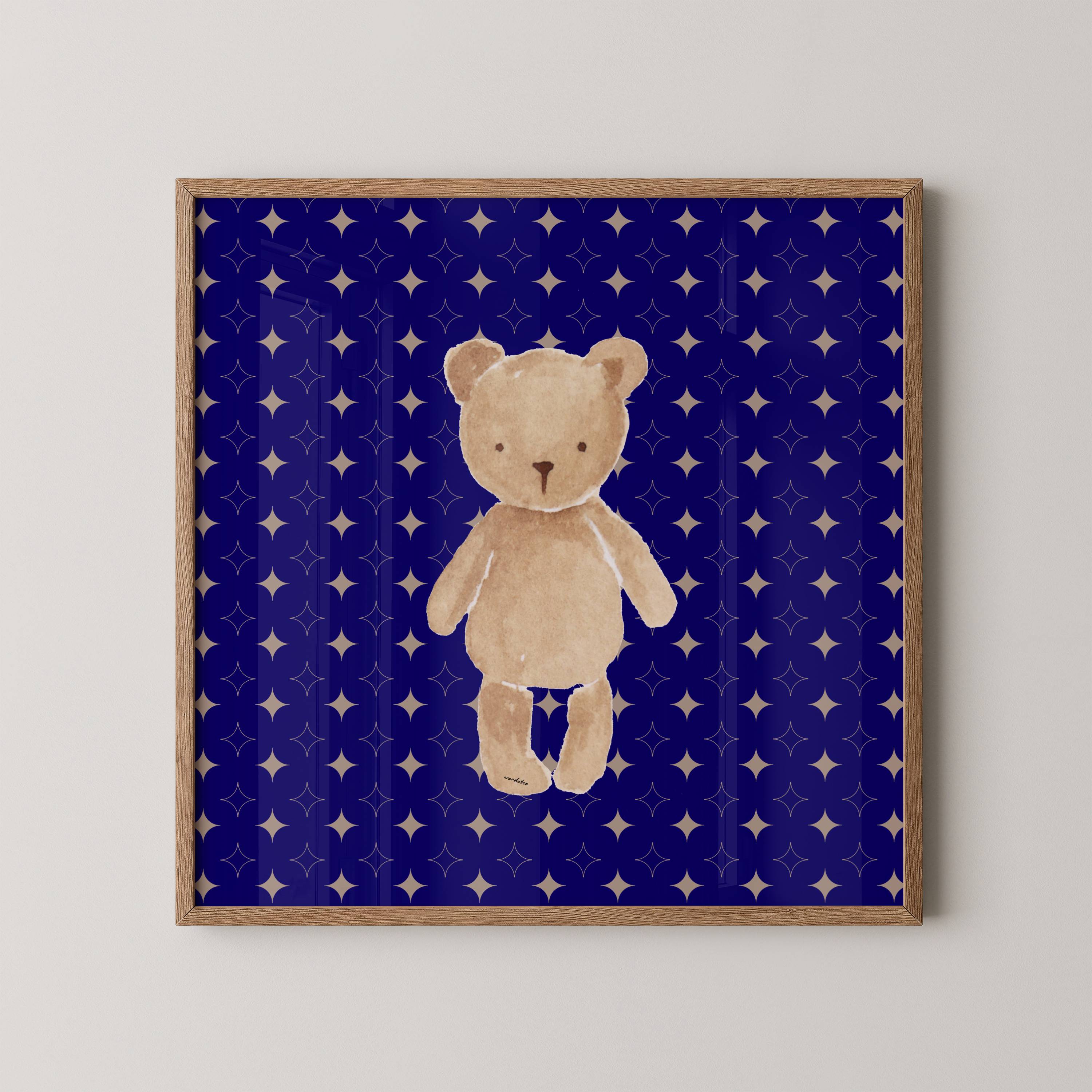 VINTAGE BEAR PRINT