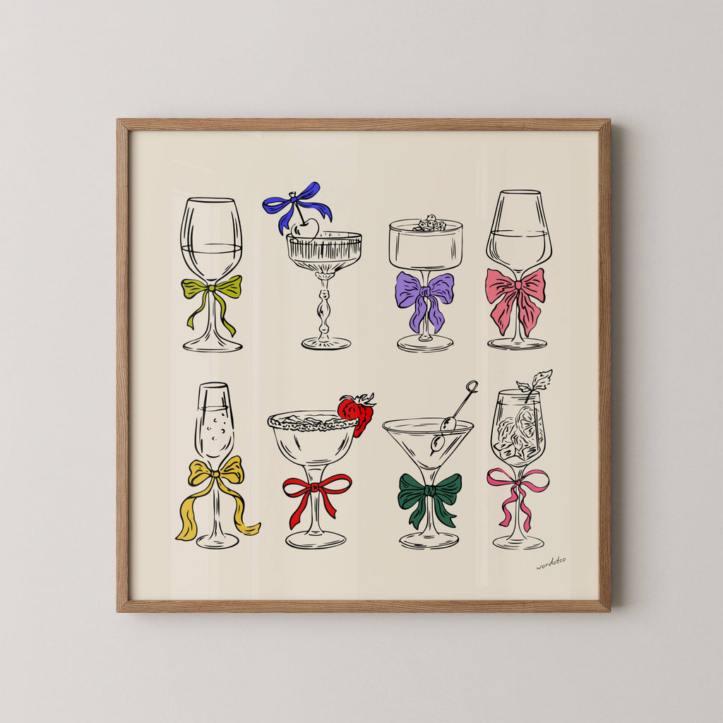 CHRISTMAS DRINKS PRINT