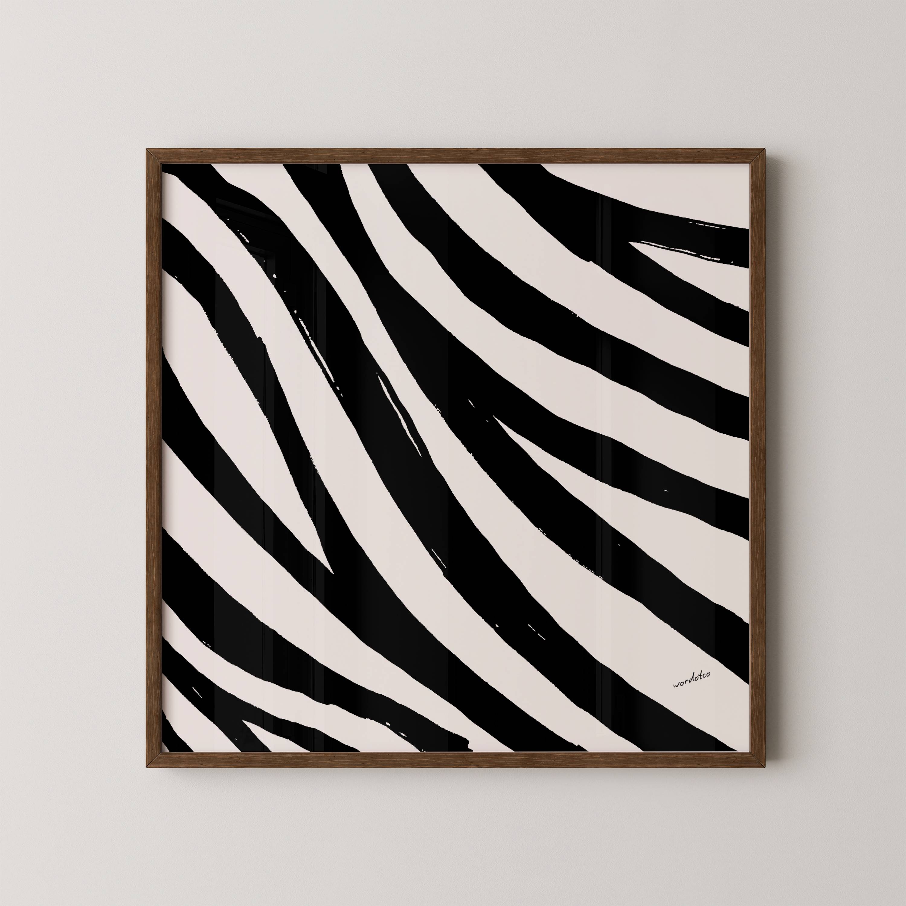 ZEBRA PATTERN PRINT