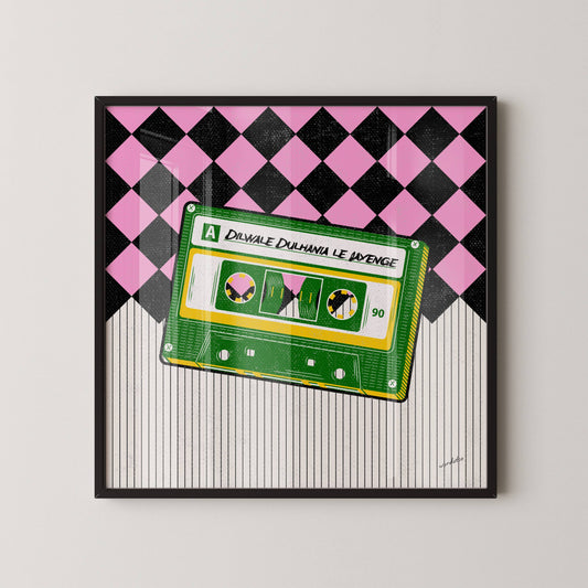 DILWALE DULHANIA LE JAYENGE CASSETTE PRINT