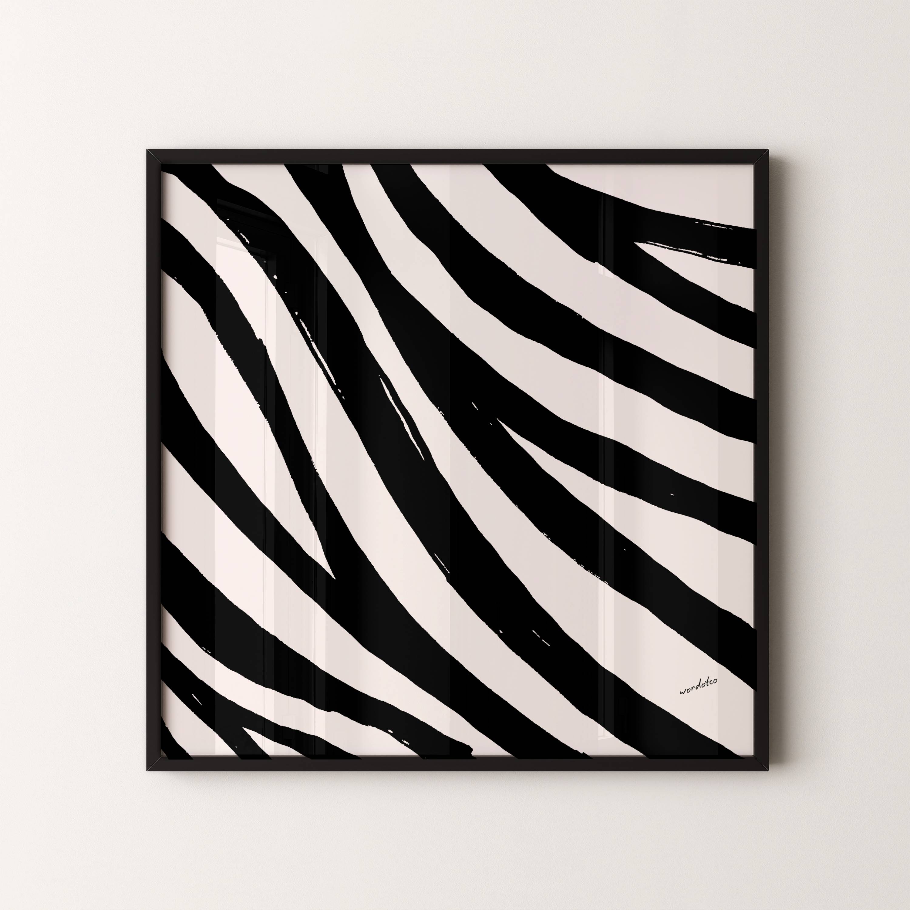 ZEBRA PATTERN PRINT