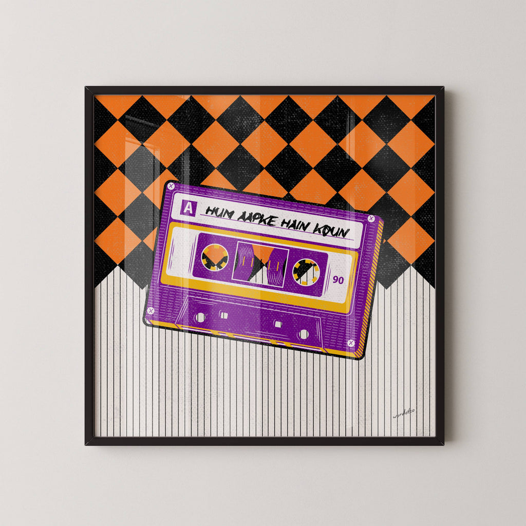 HUM AAPKE HAIN KOUN CASSETTE PRINT