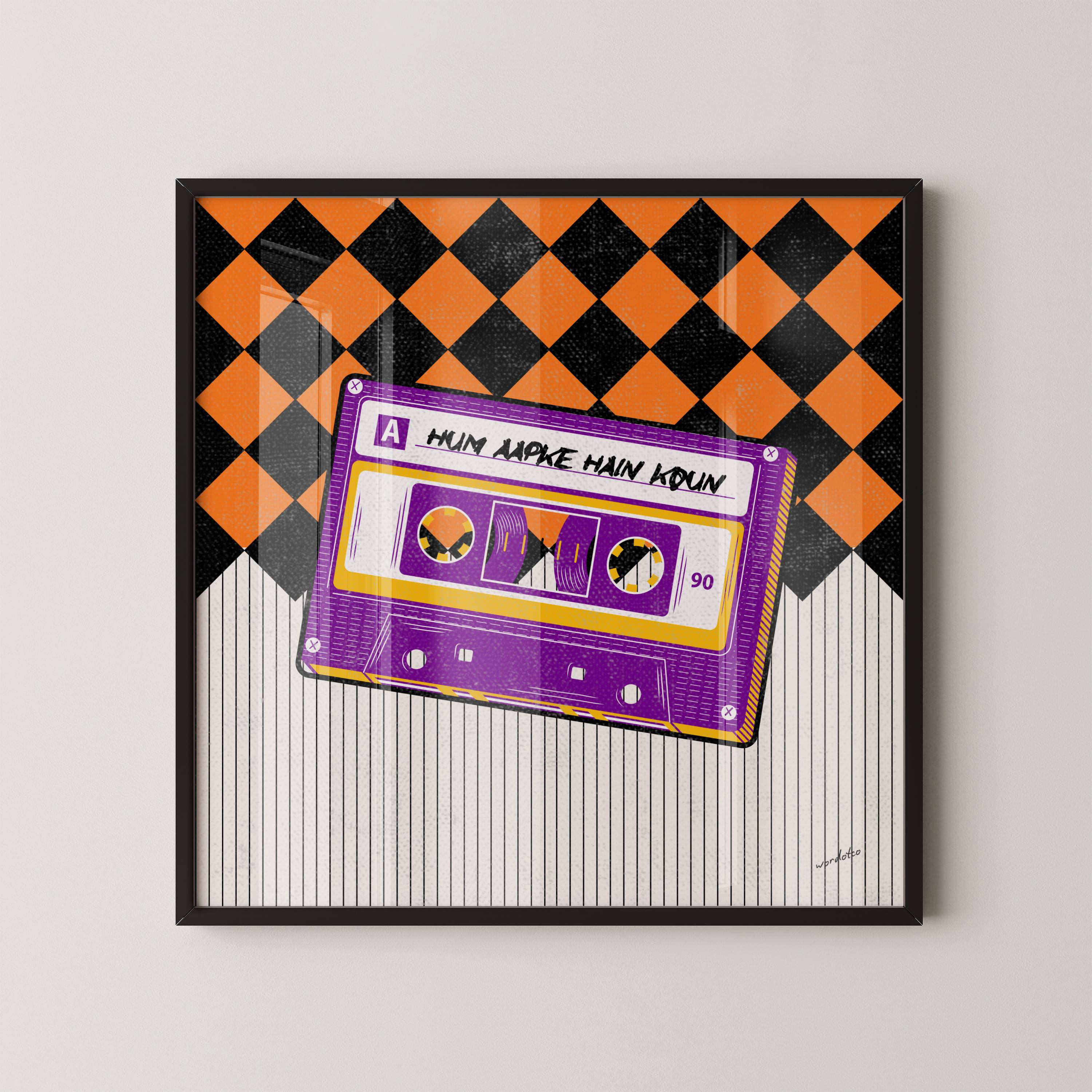 HUM AAPKE HAIN KOUN CASSETTE PRINT