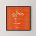 HANUMAN CHALISA ORANGE PRINT