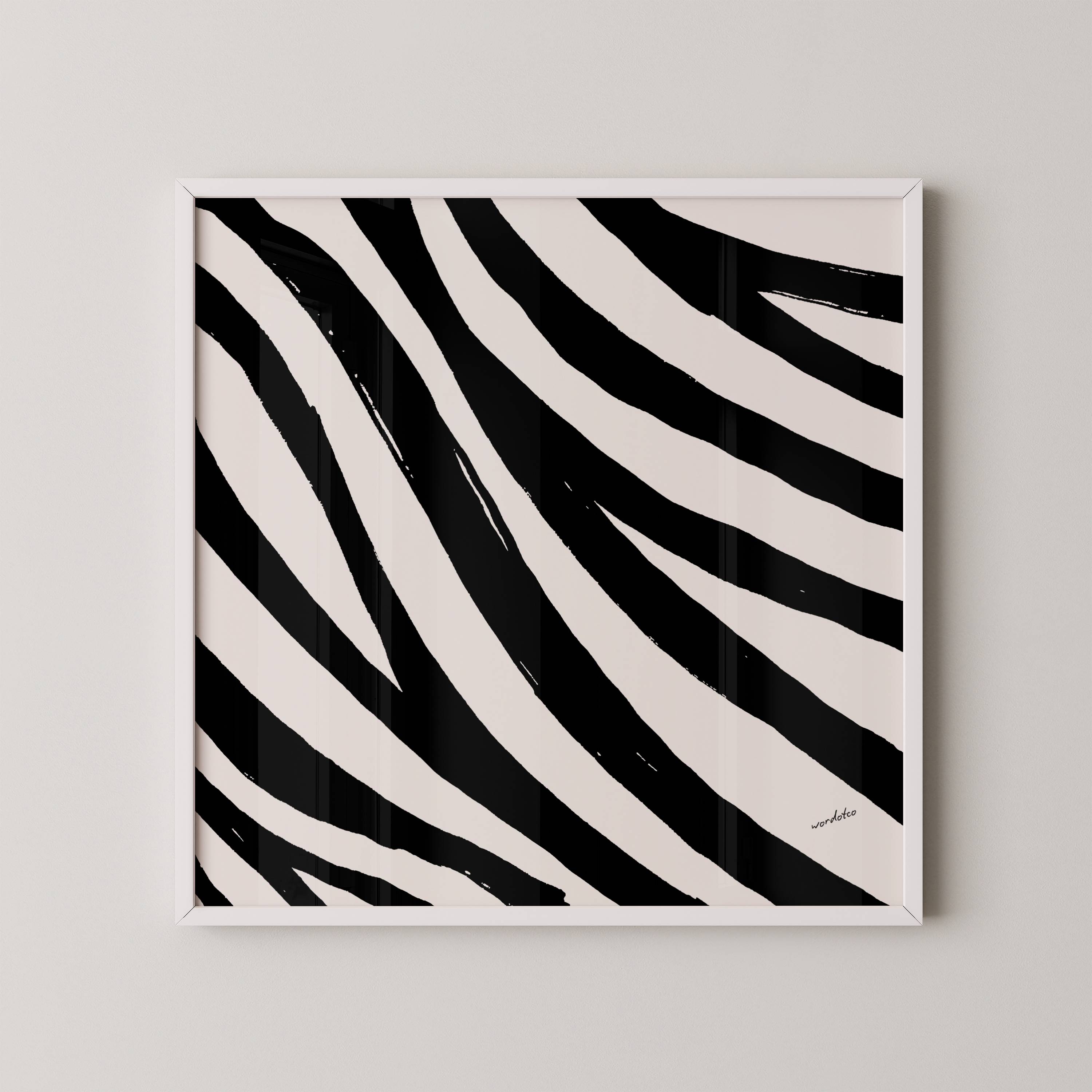 ZEBRA PATTERN PRINT
