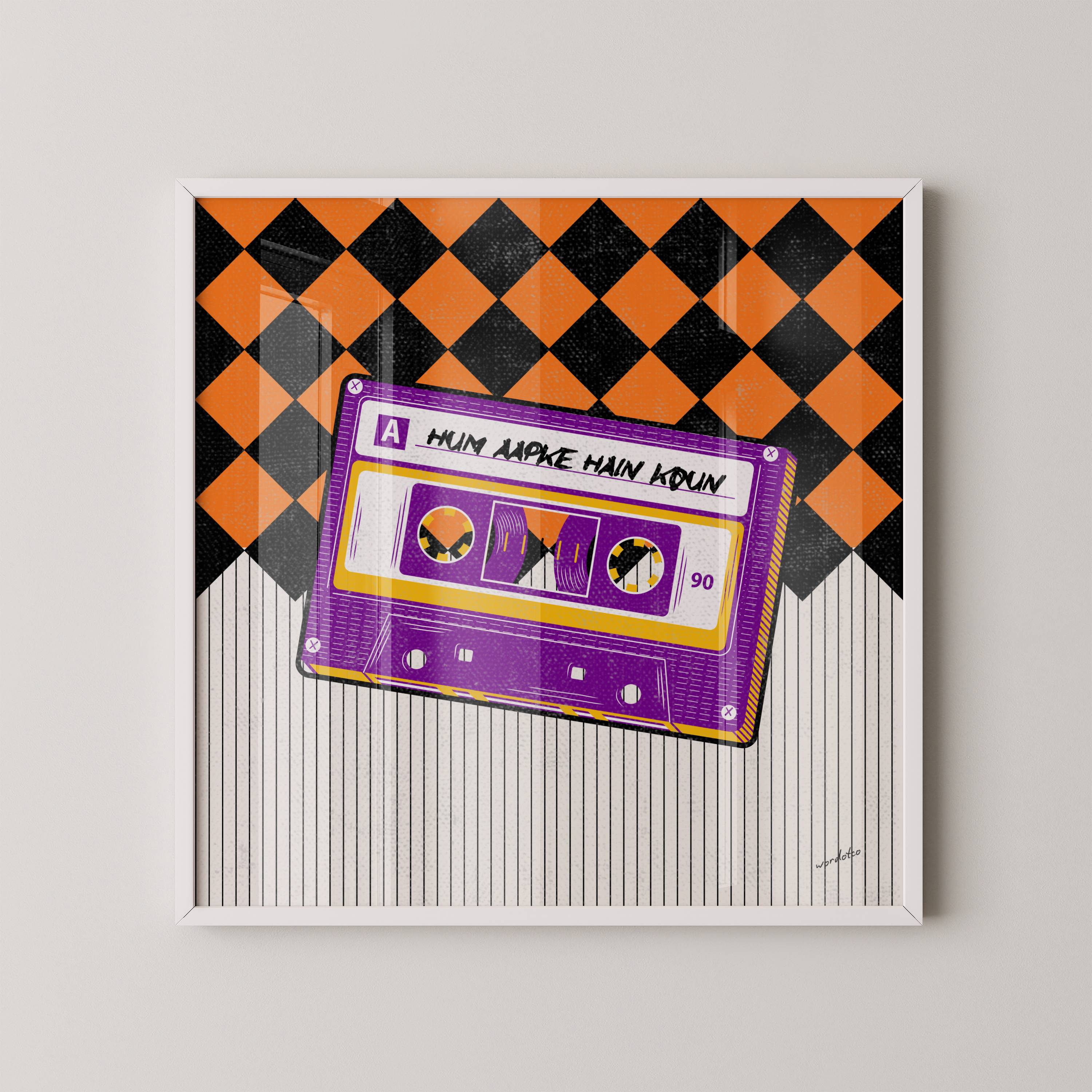 HUM AAPKE HAIN KOUN CASSETTE PRINT