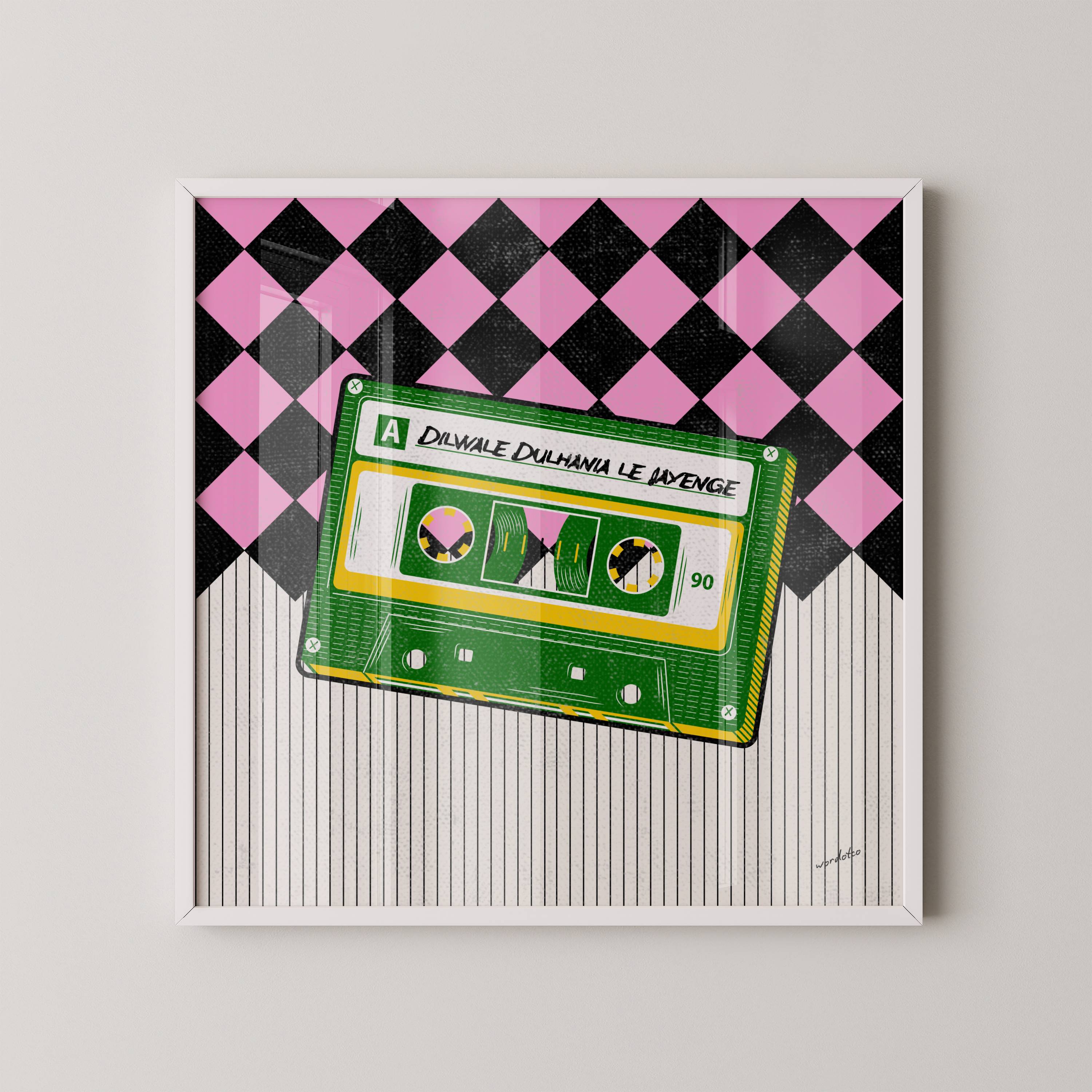 DILWALE DULHANIA LE JAYENGE CASSETTE PRINT