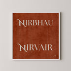 RUST NIRBHAU NIRVAIR PRINT