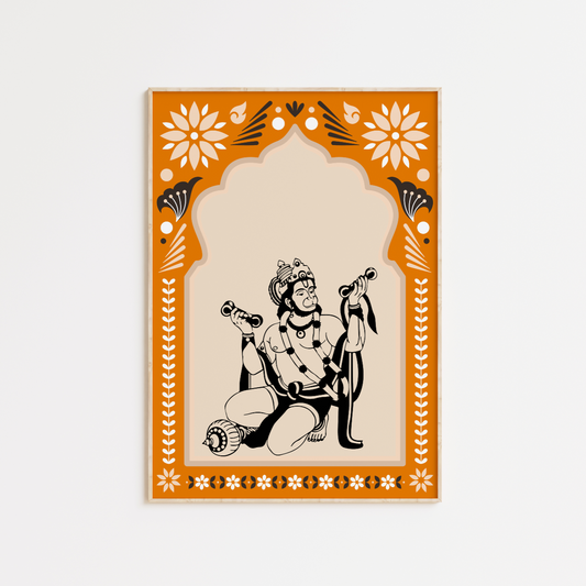 Lord Hanuman Poster Print