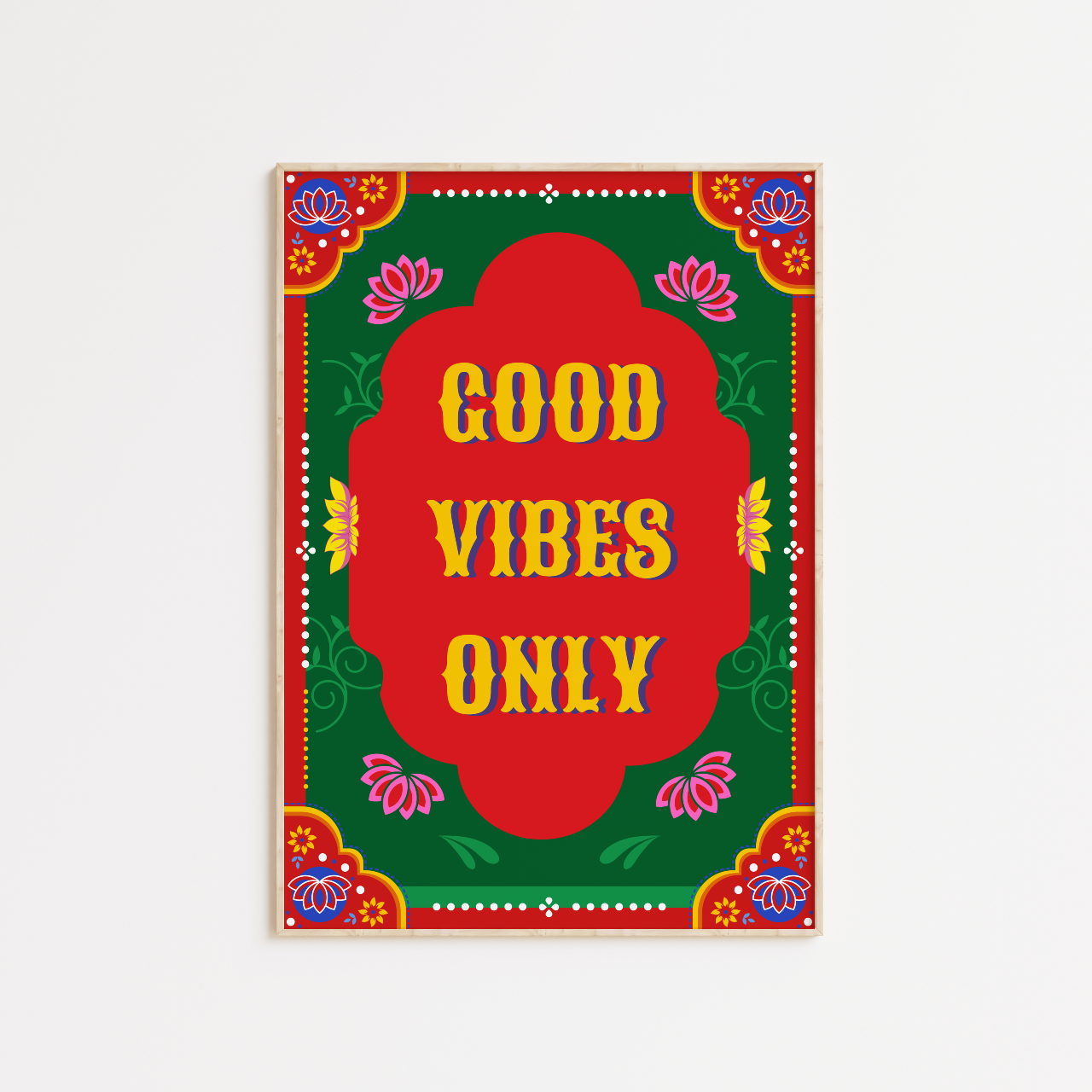 Good Vibes Only Poster Print