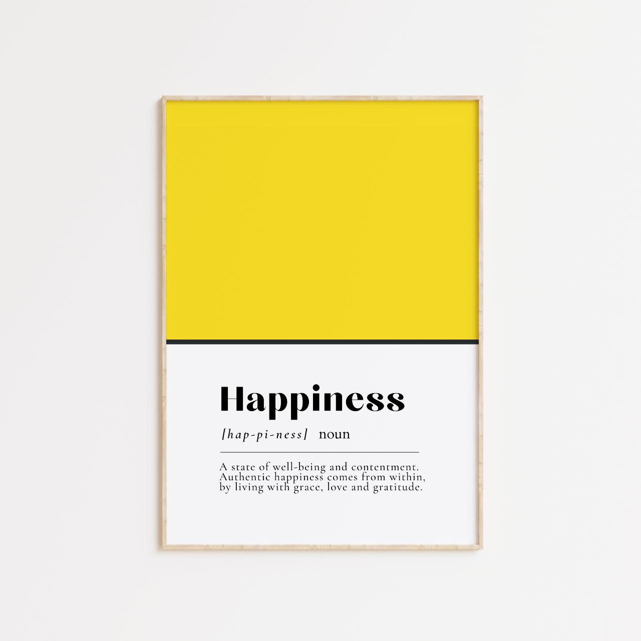 Happiness Poster Print