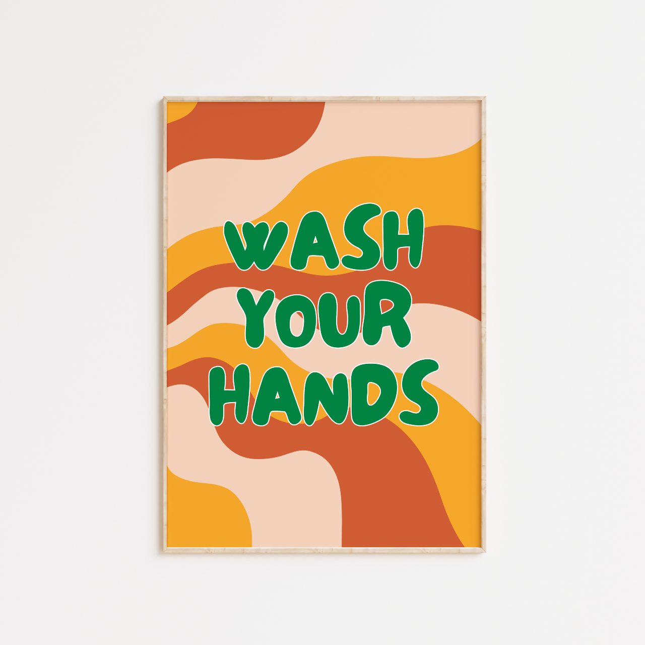 Wash Your Hands Poster Print