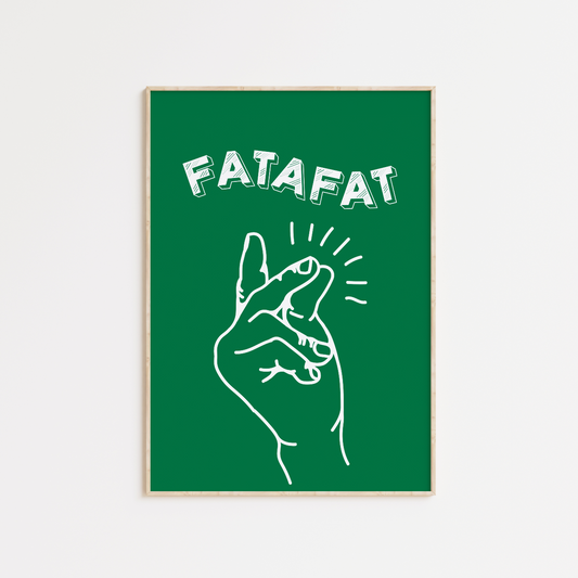Fatafat Gujarati Poster Print
