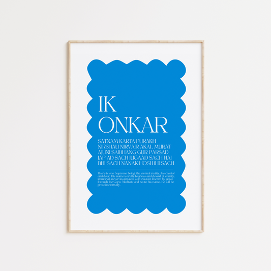 Mool Mantar Blue Poster Print