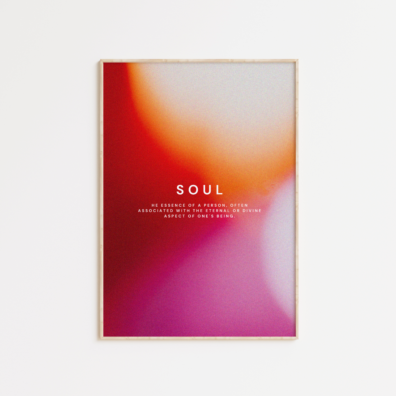 Soul Gradient Poster Print