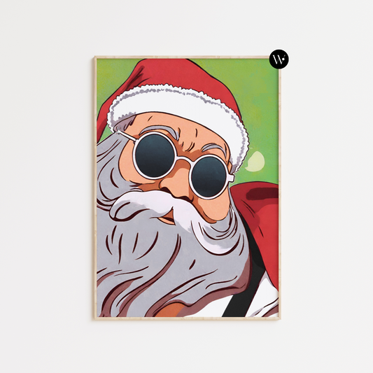 Santa Claus Christmas Poster Print