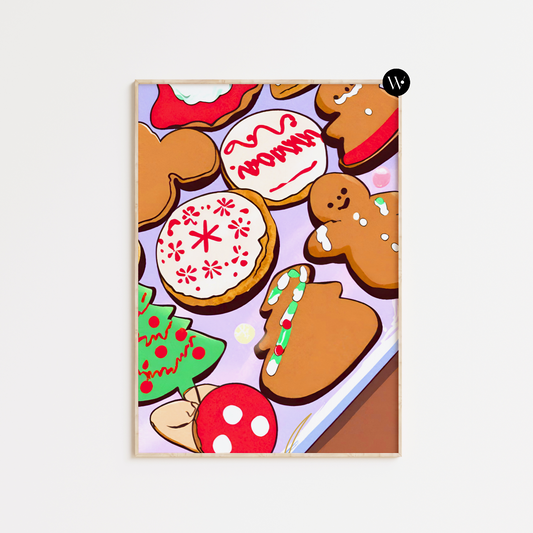 Christmas Cookies And Treats Poster Print