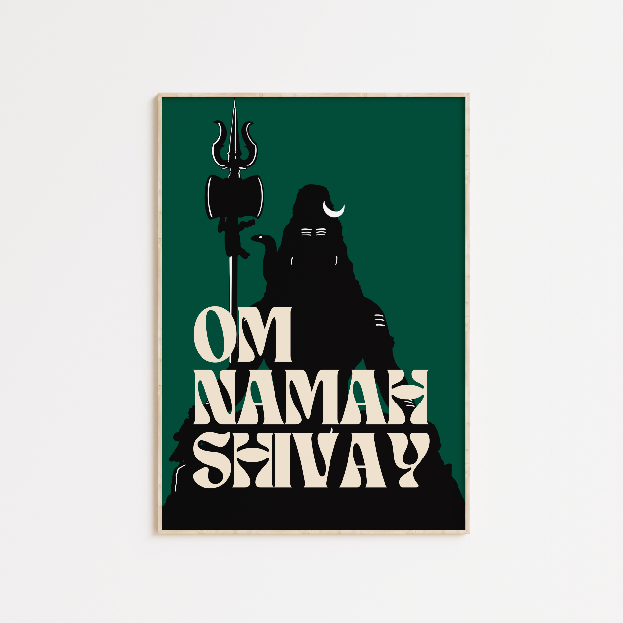 Om Namah Shivay Poster Print