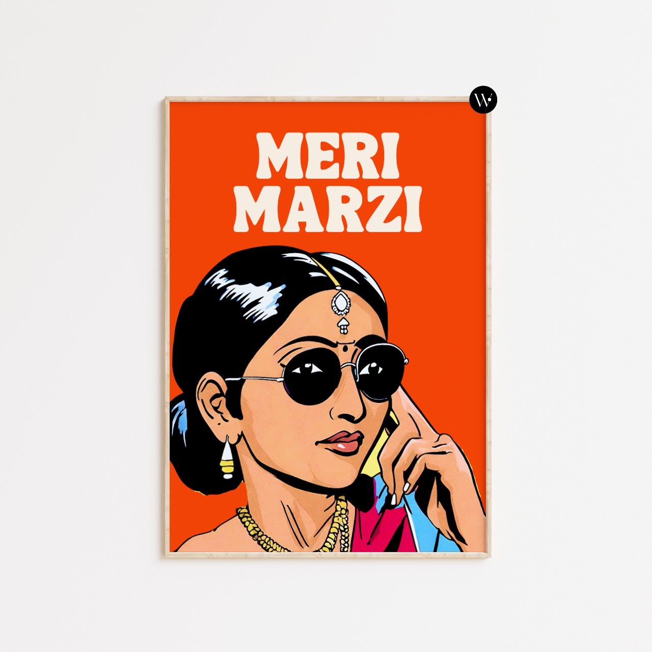 Meri Marzi Indian Desi Poster Print