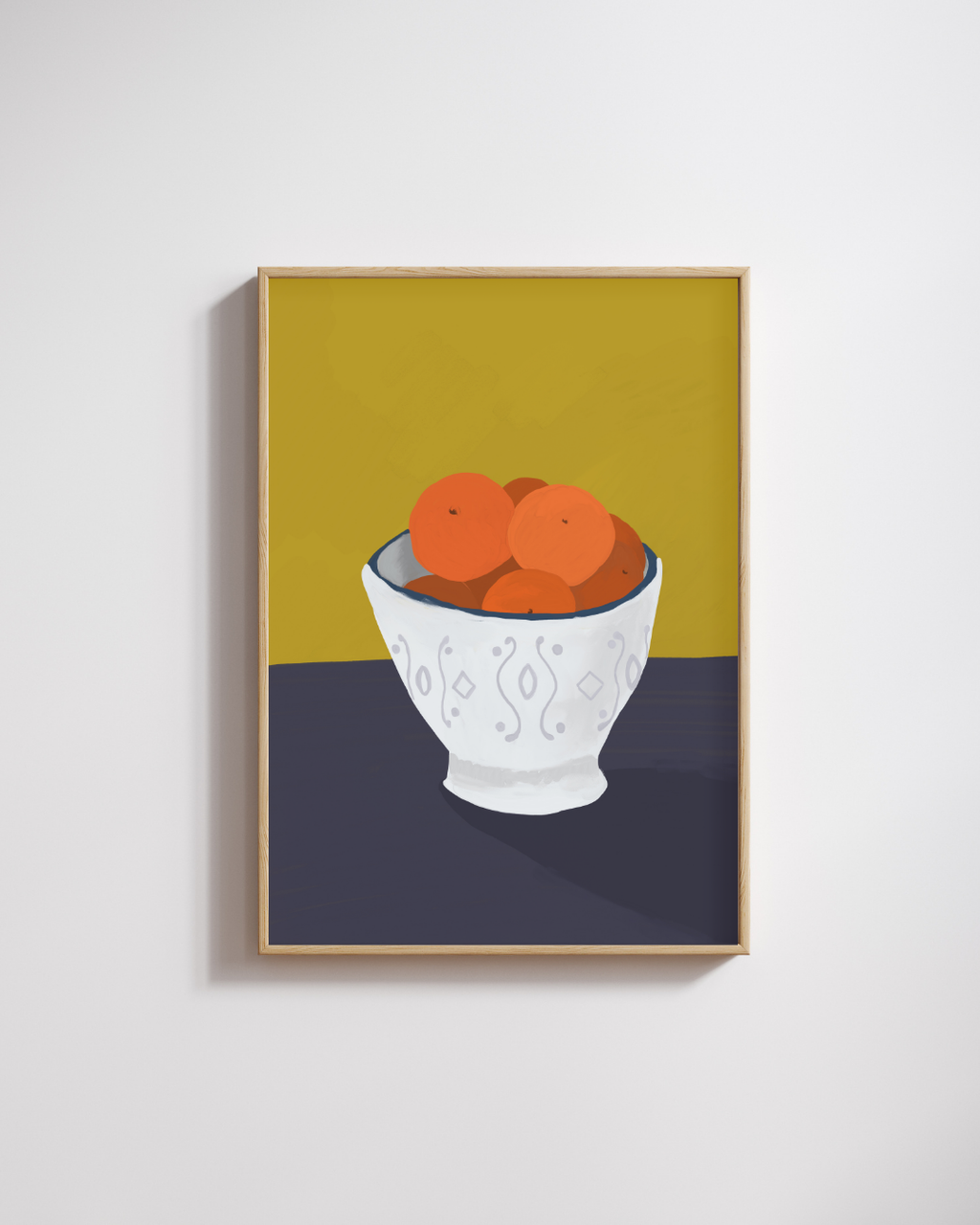 ORANGE FRUIT BOWL PRINT (Digital Download)