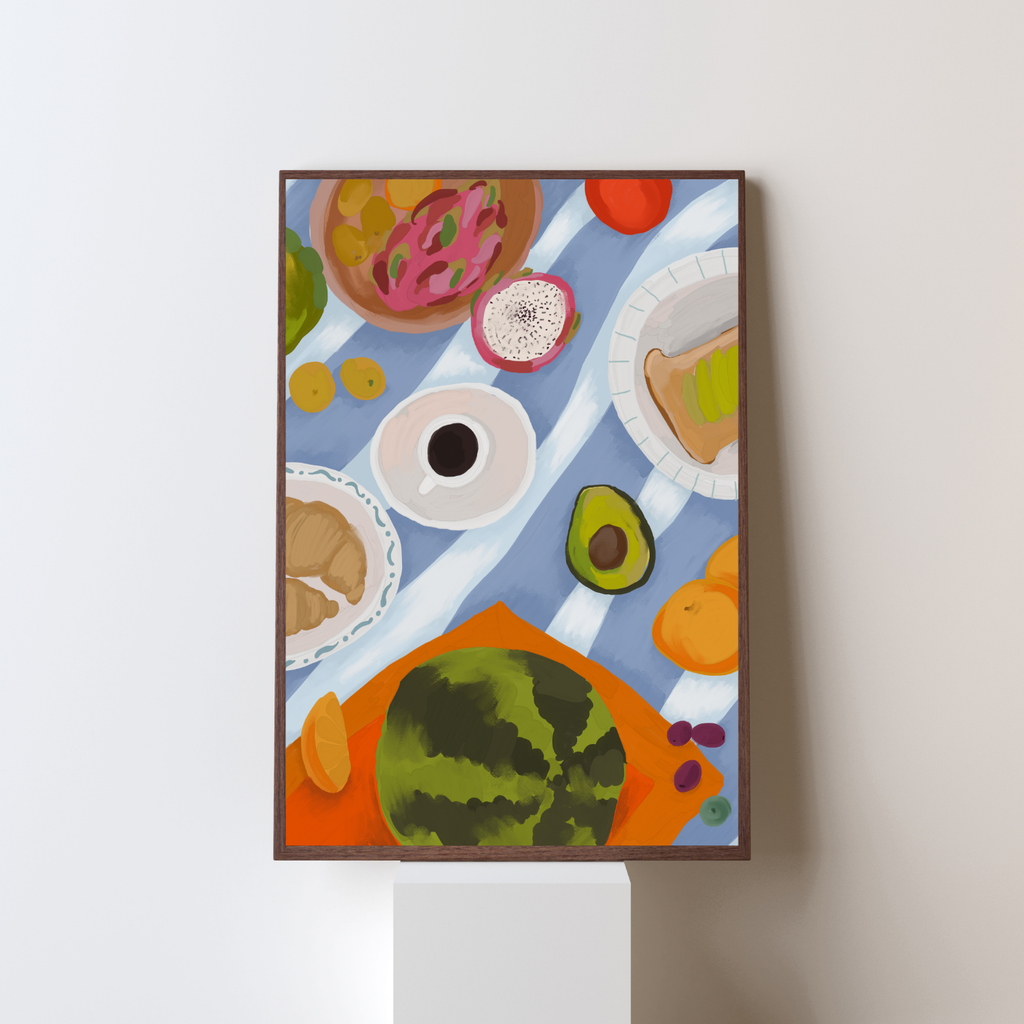 A SUMMER BREAKFAST PRINT (Digital Download)