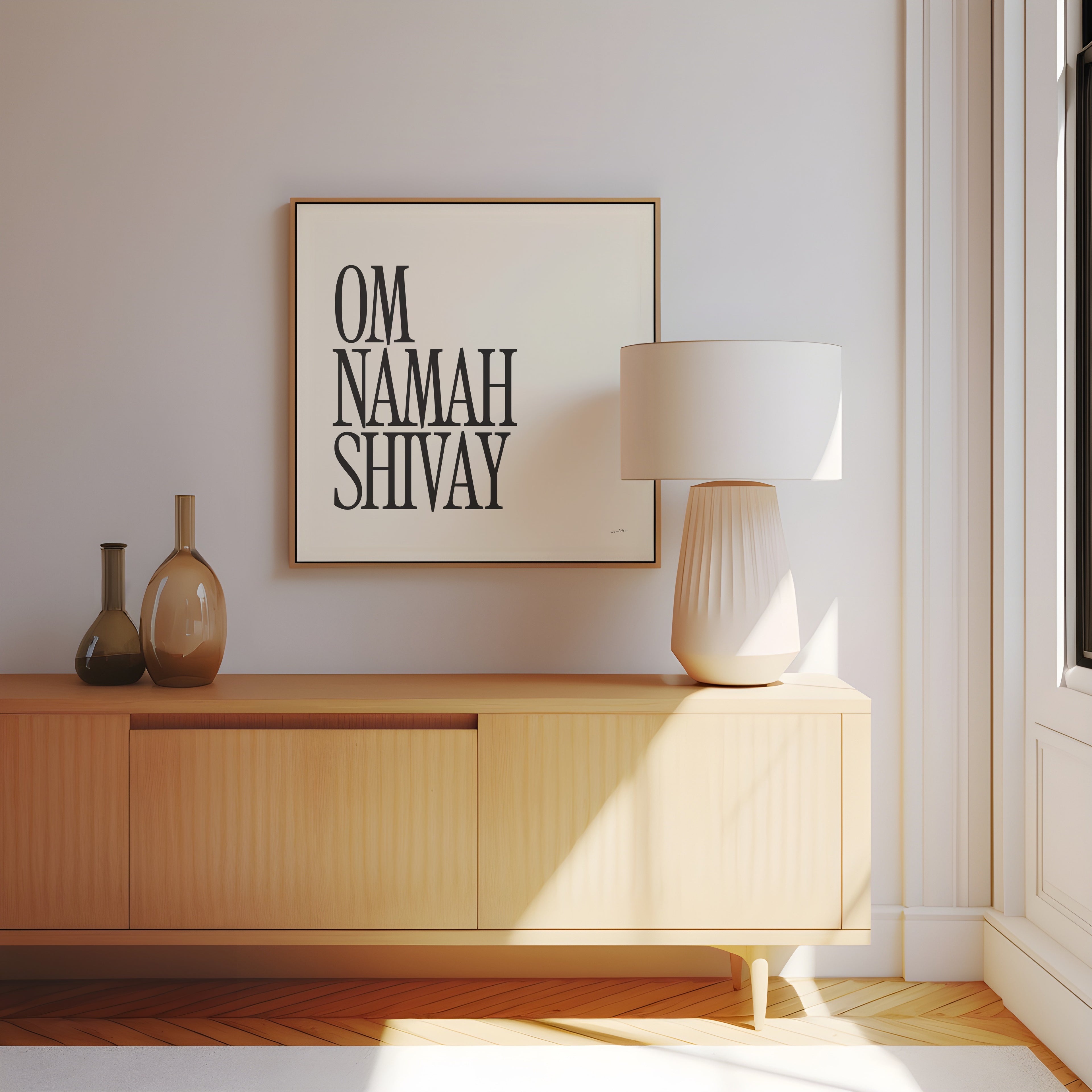 OM NAMAH SHIVAY PRINT