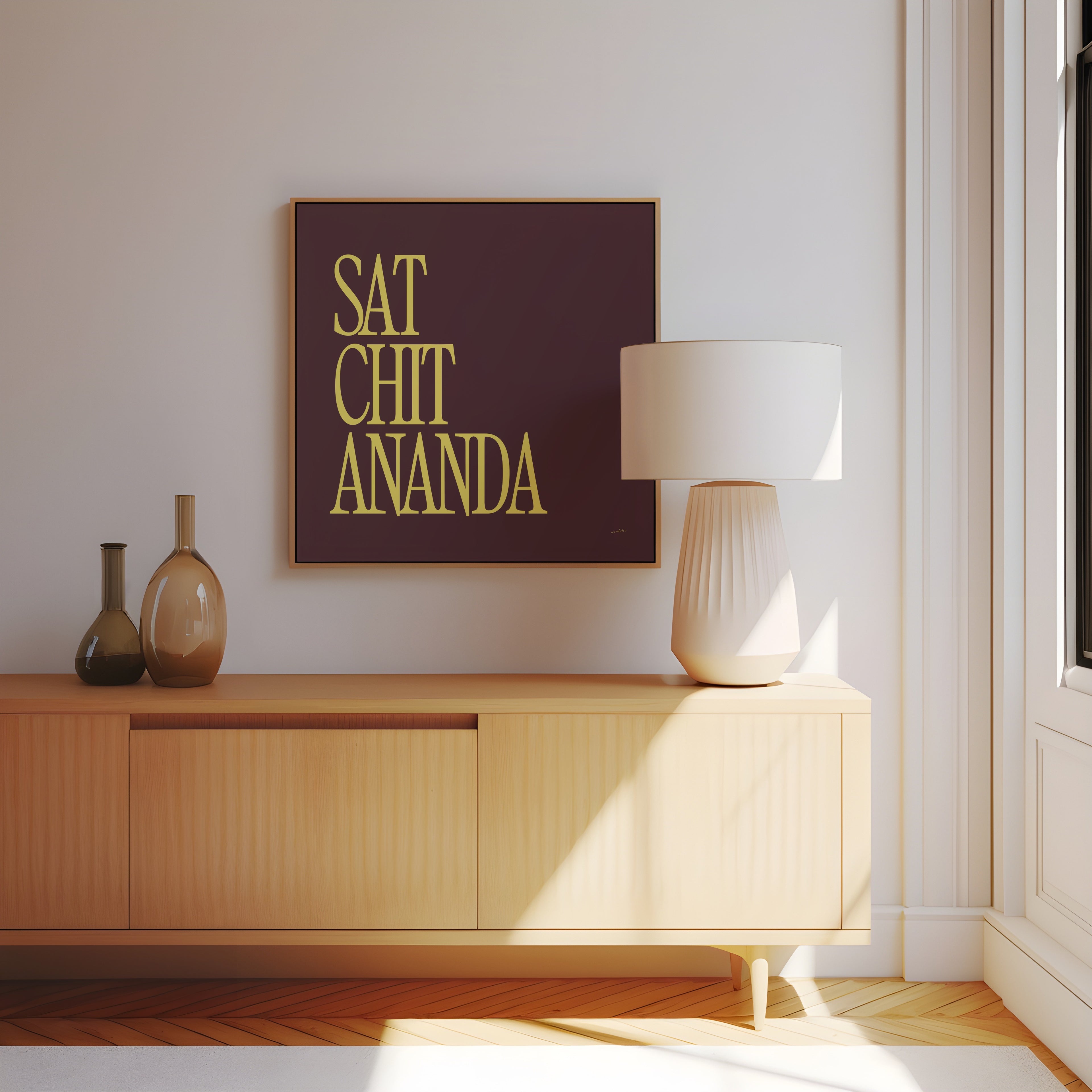 SAT CHIT ANANDA PRINT