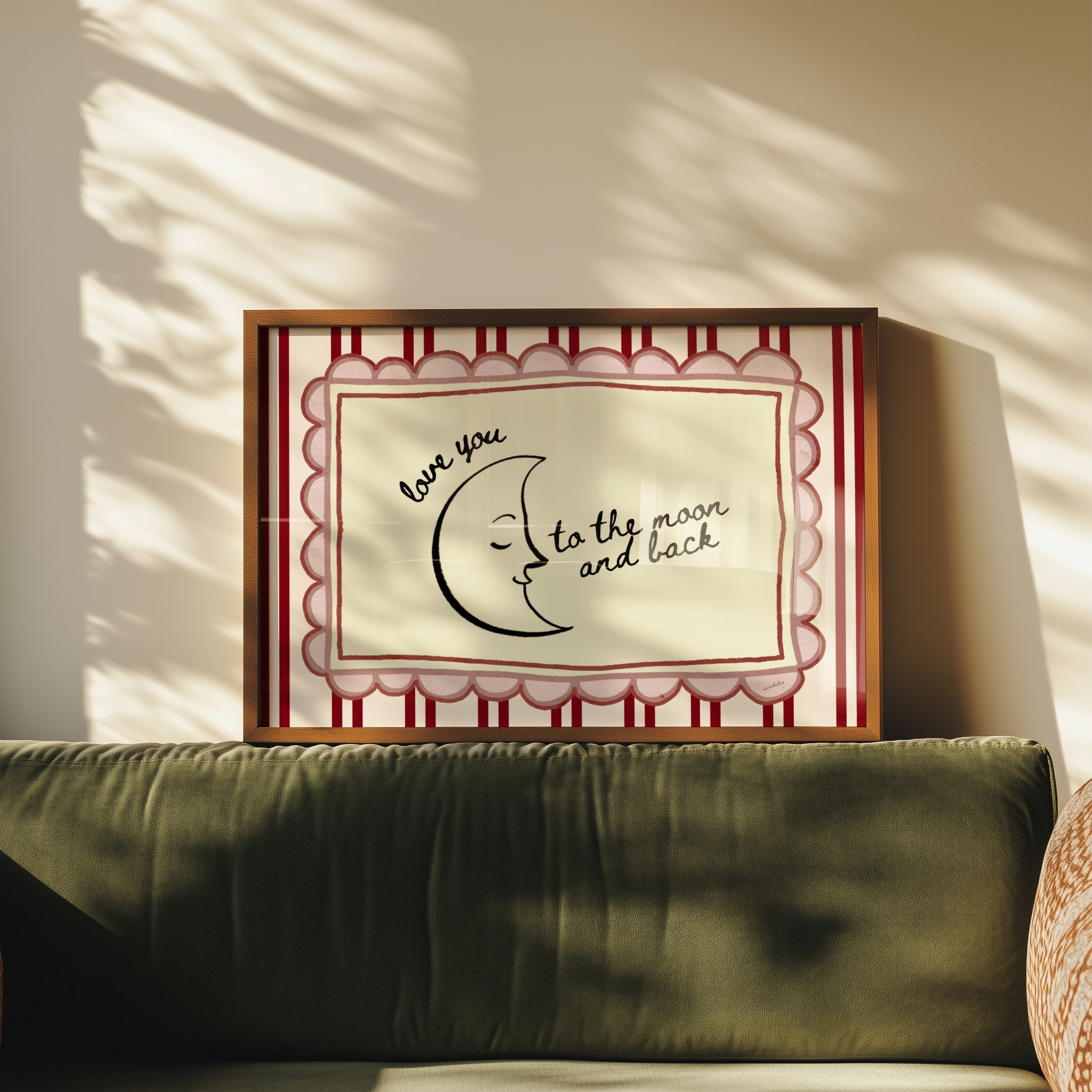 TO THE MOON AND BACK PRINT