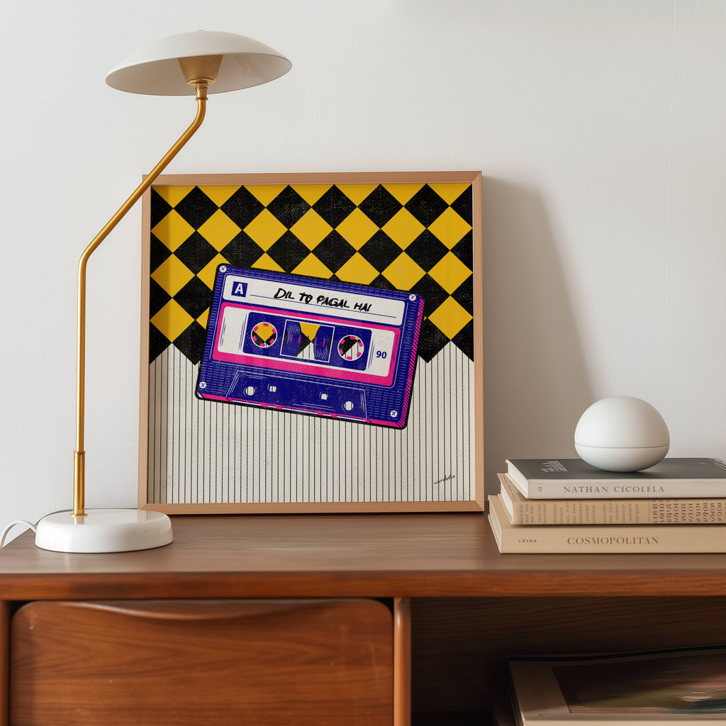 DIL TO PAGAL HAI CASSETTE PRINT