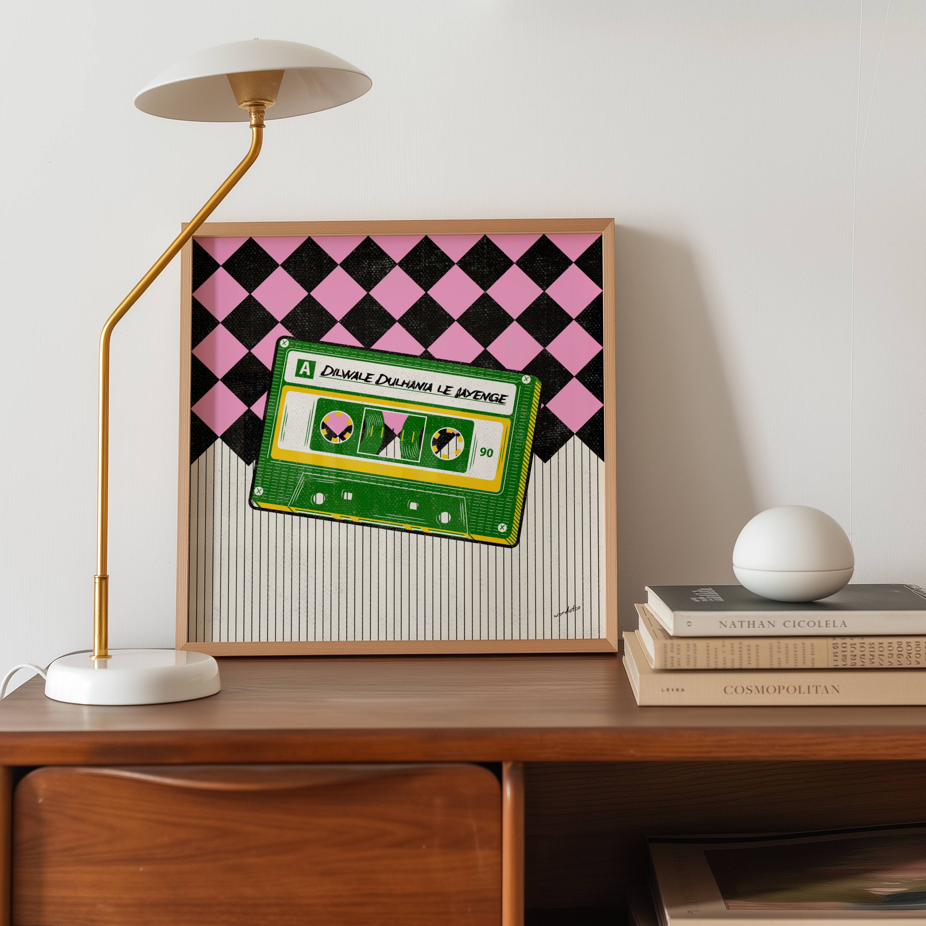 DILWALE DULHANIA LE JAYENGE CASSETTE PRINT