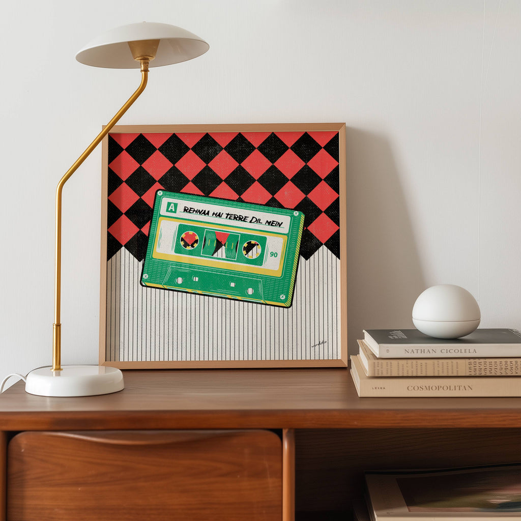 REHNAA HAI TERRE DIL MEIN CASSETTE PRINT