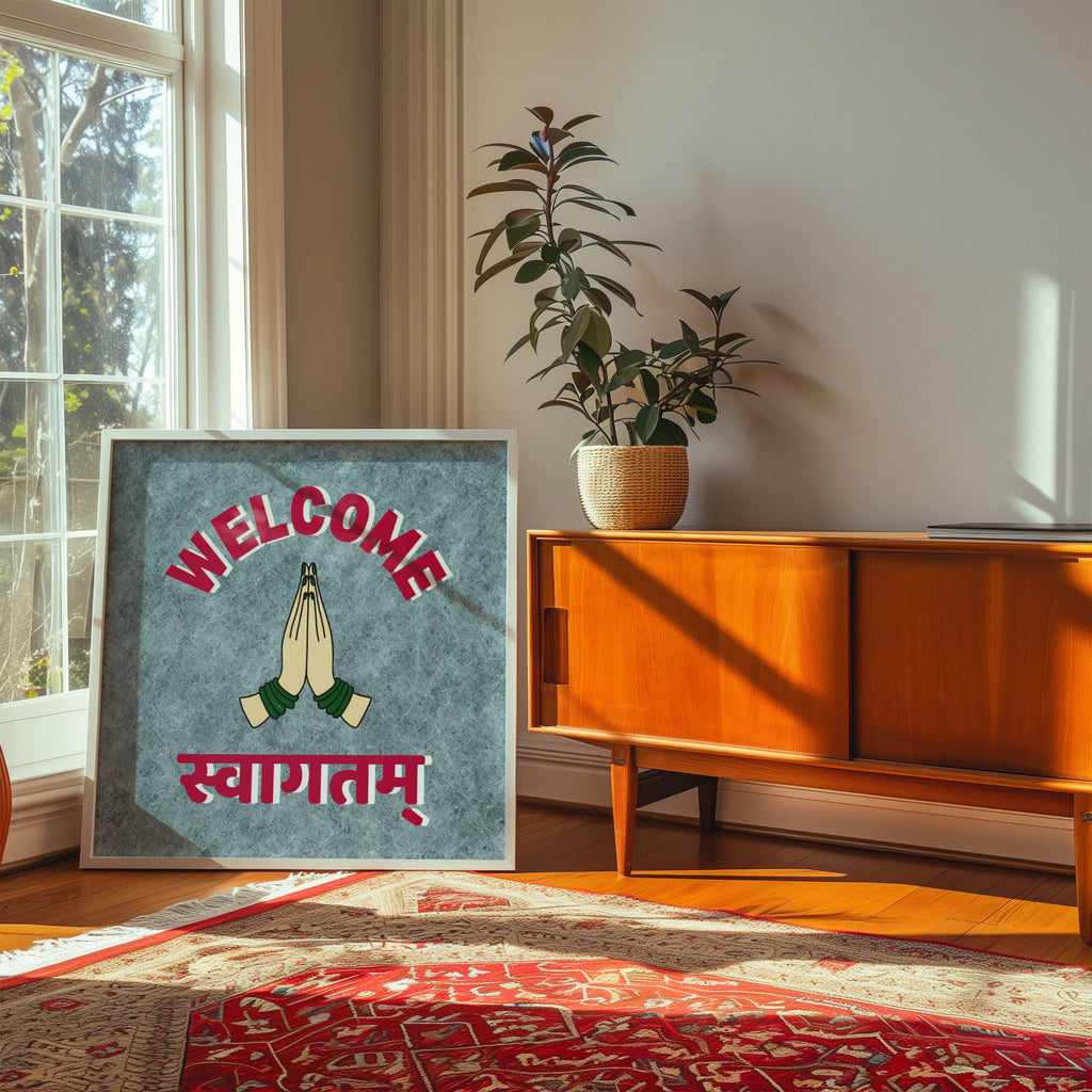VINTAGE WELCOME SIGN PRINT