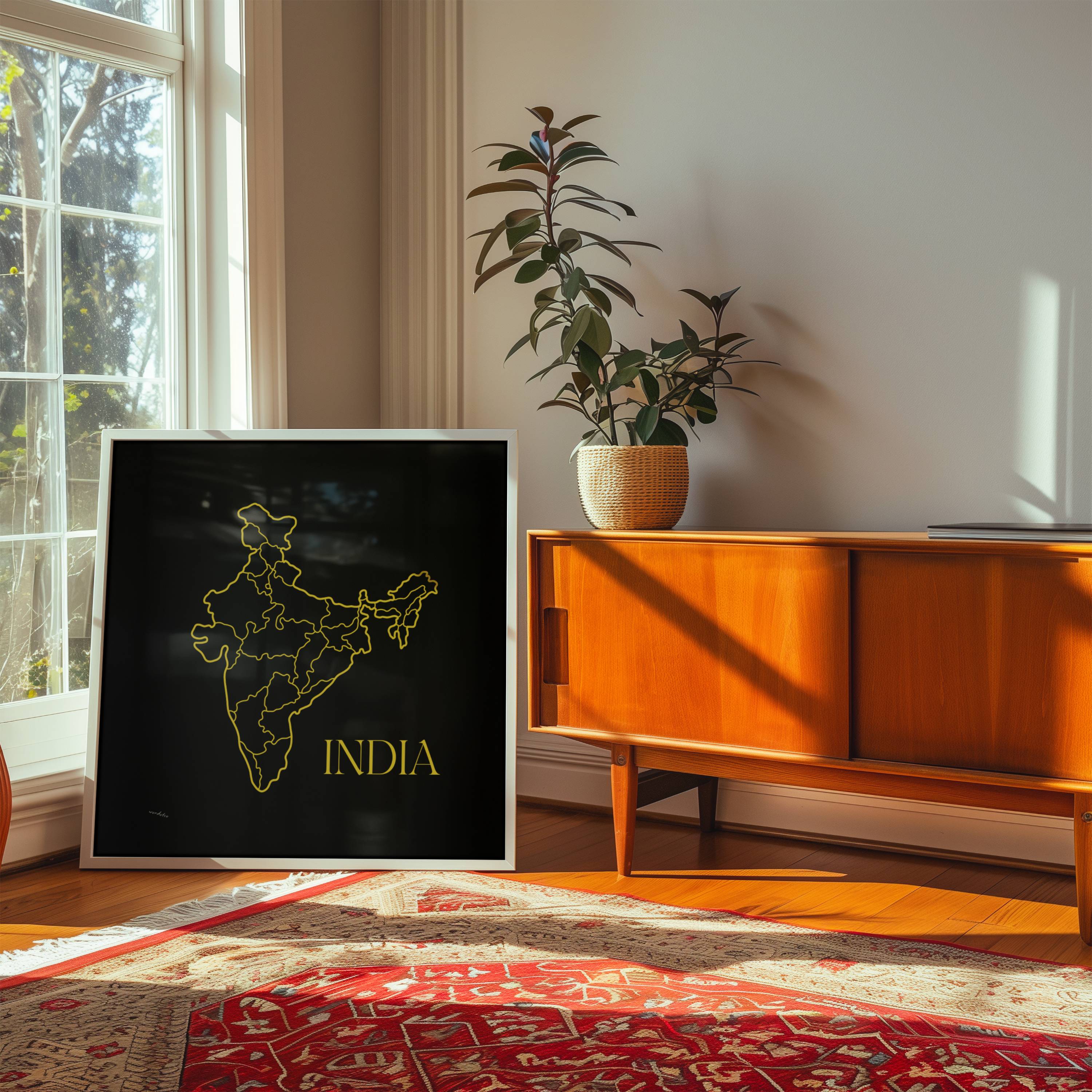 INDIA MAP PRINT
