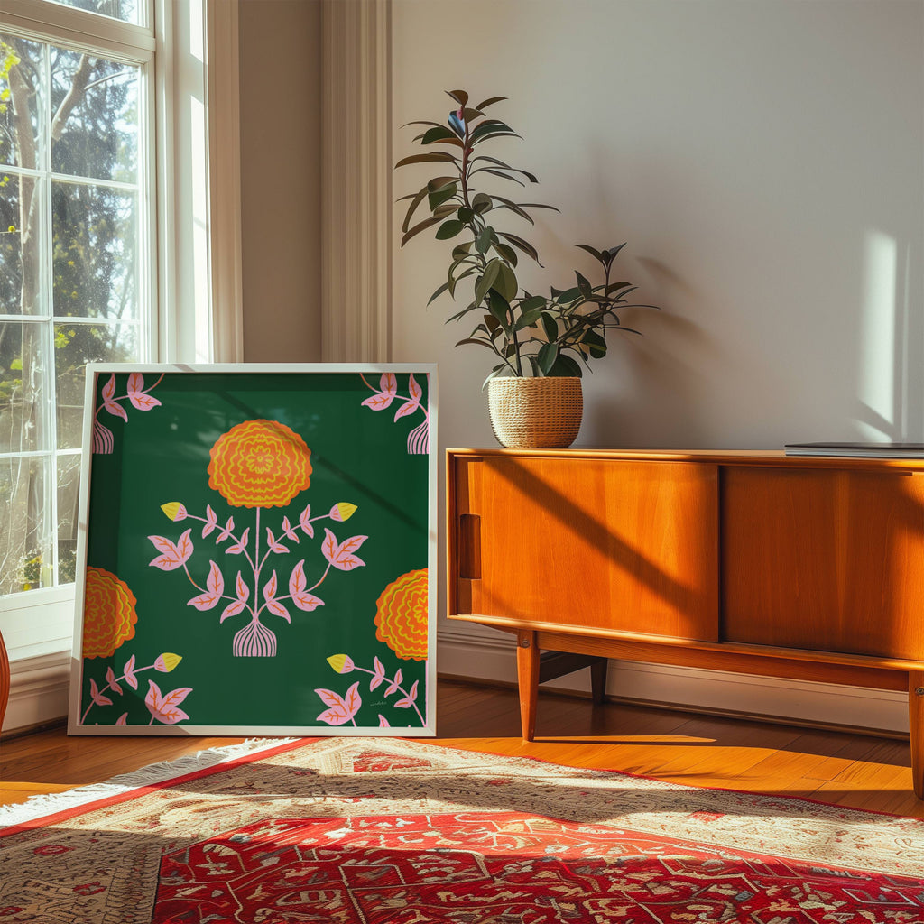 MARIGOLD PATTERN PRINT