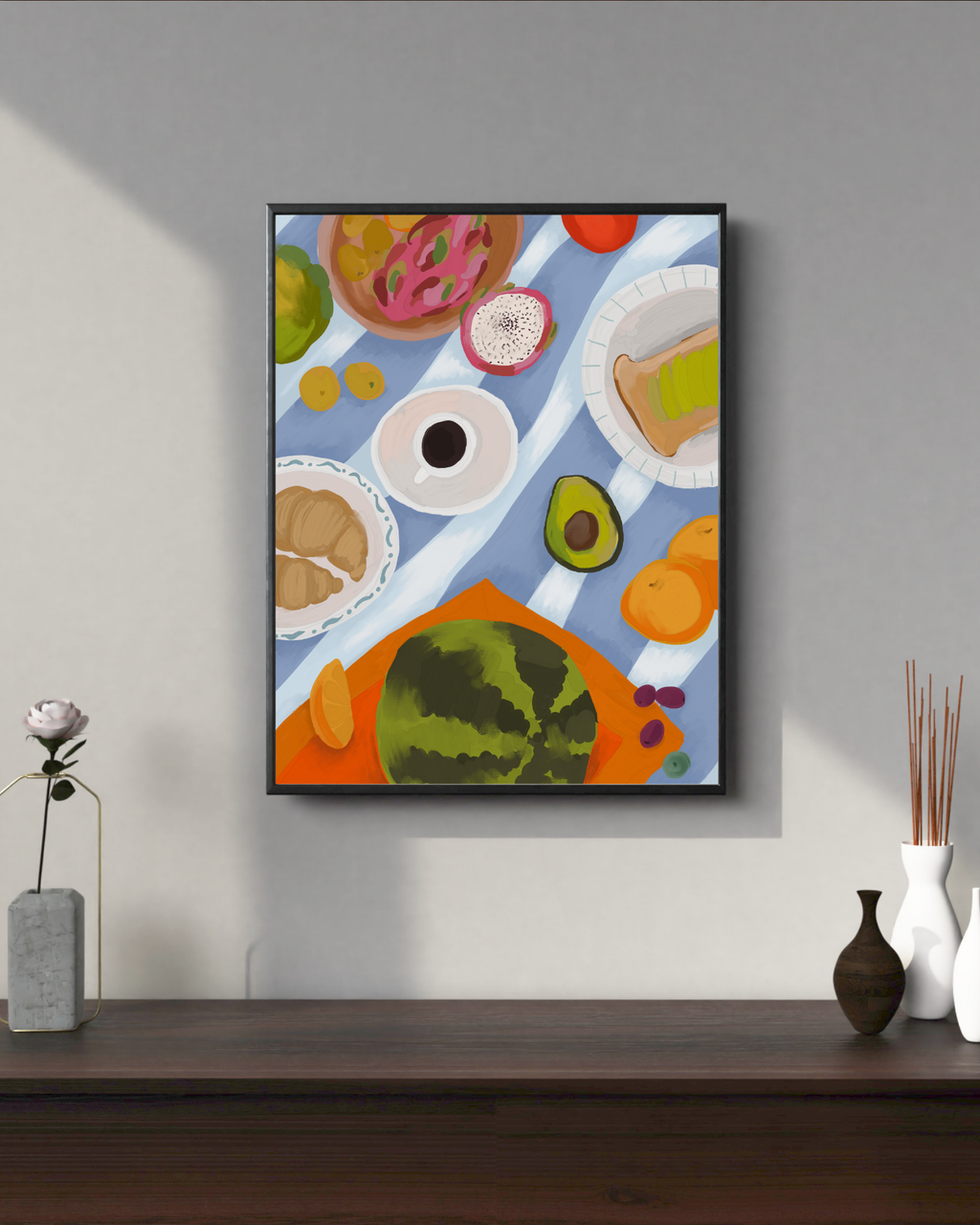 A SUMMER BREAKFAST PRINT (Digital Download)