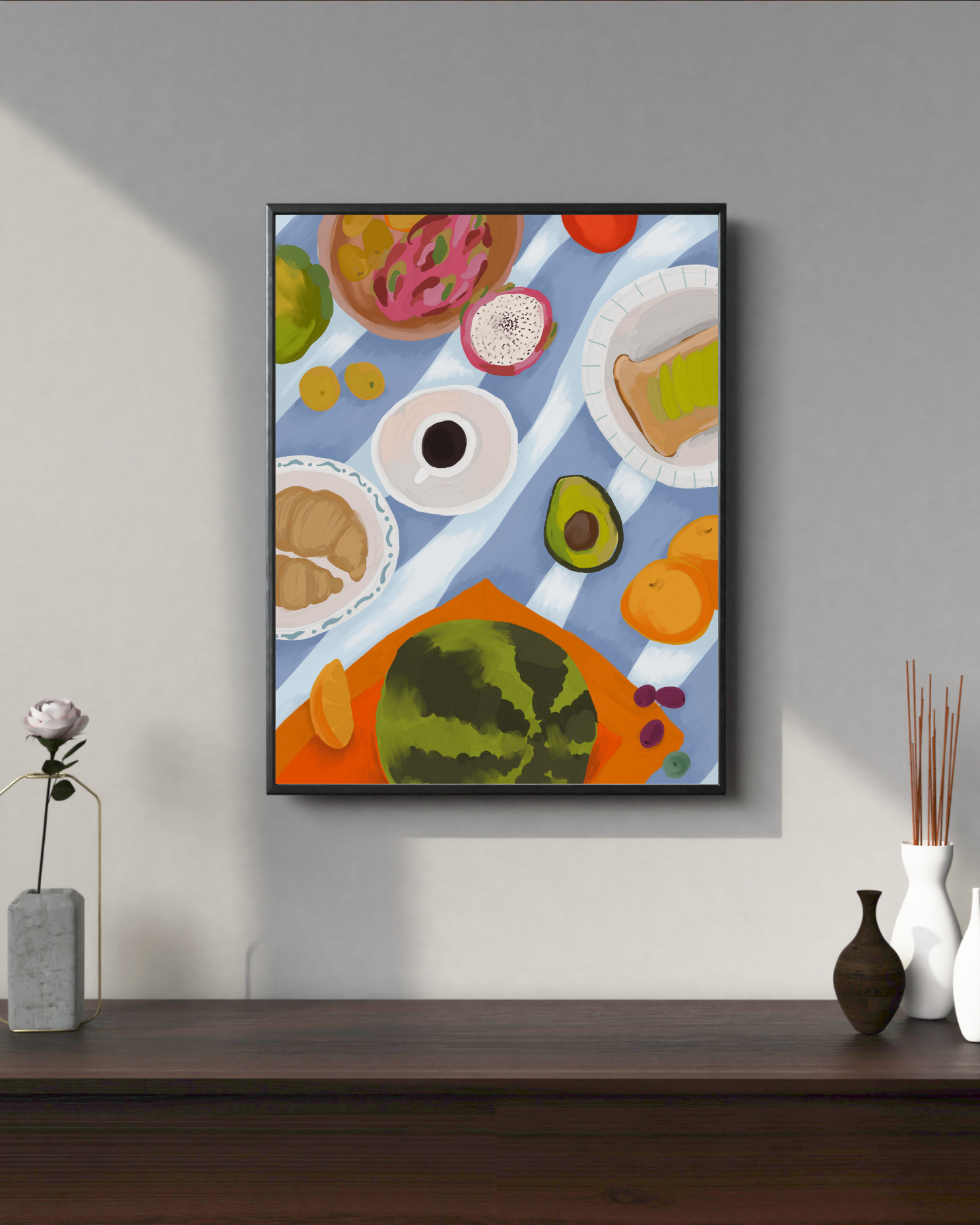 A SUMMER BREAKFAST PRINT (Digital Download)