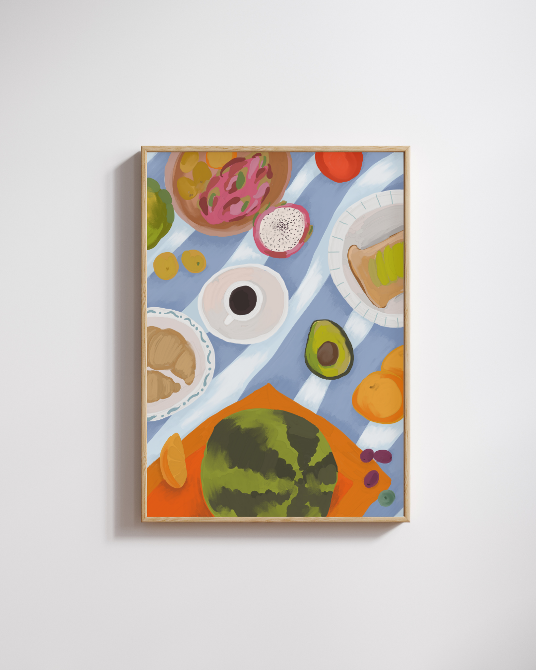 A SUMMER BREAKFAST PRINT (Digital Download)