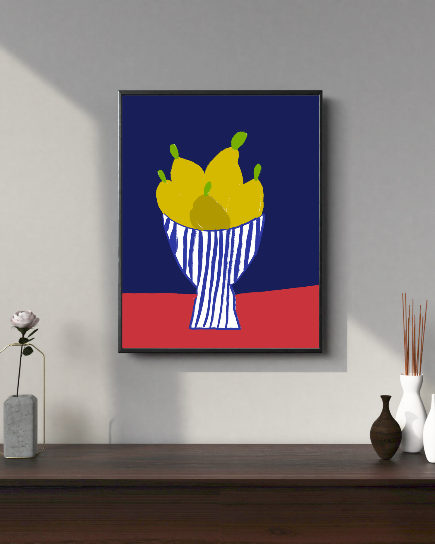 LEMON FRUIT BOWL PRINT (Digital Download)