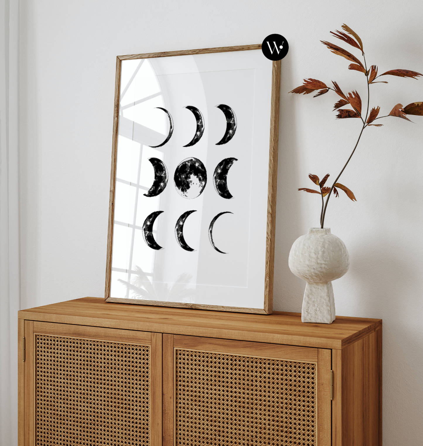 Moon Phase Poster Print